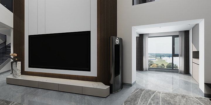 鄢雲-德信17栋楼中楼效果图-装修设计方案