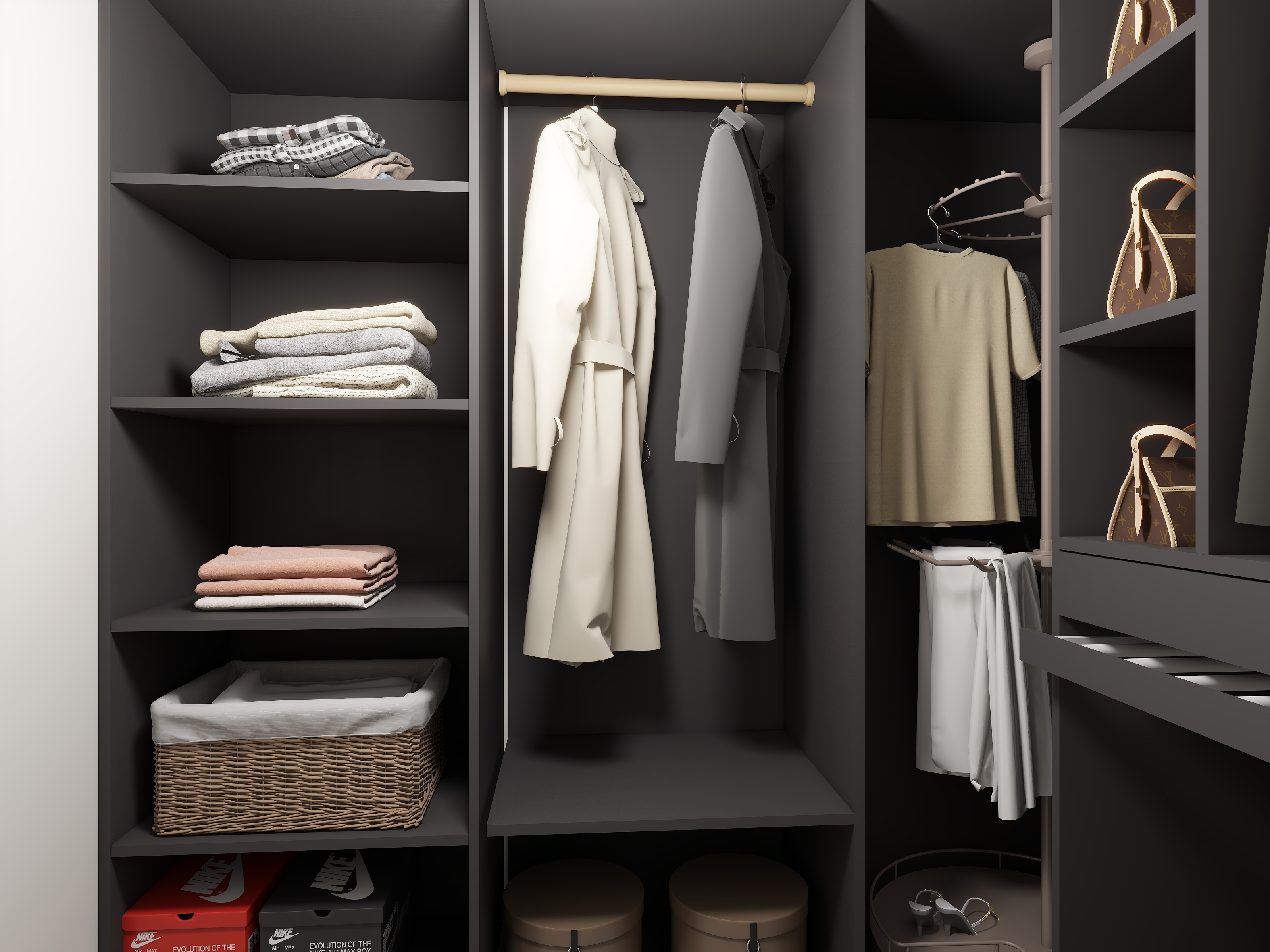 海鱼设计-96㎡3室装修效果图