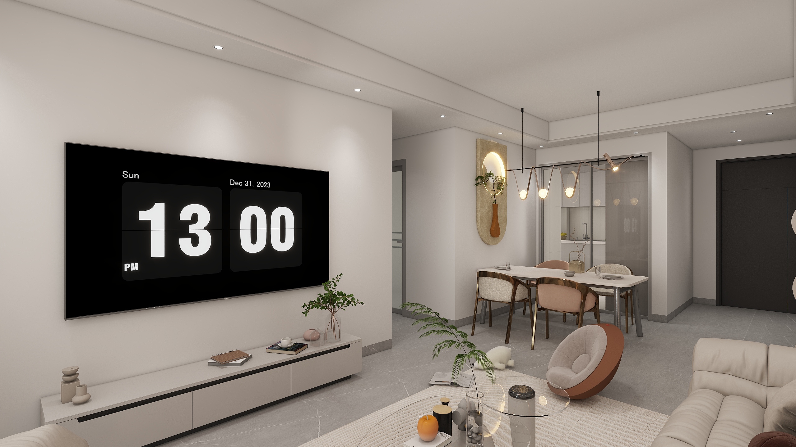 贵阳装饰设计-99㎡3室-装修设计方案