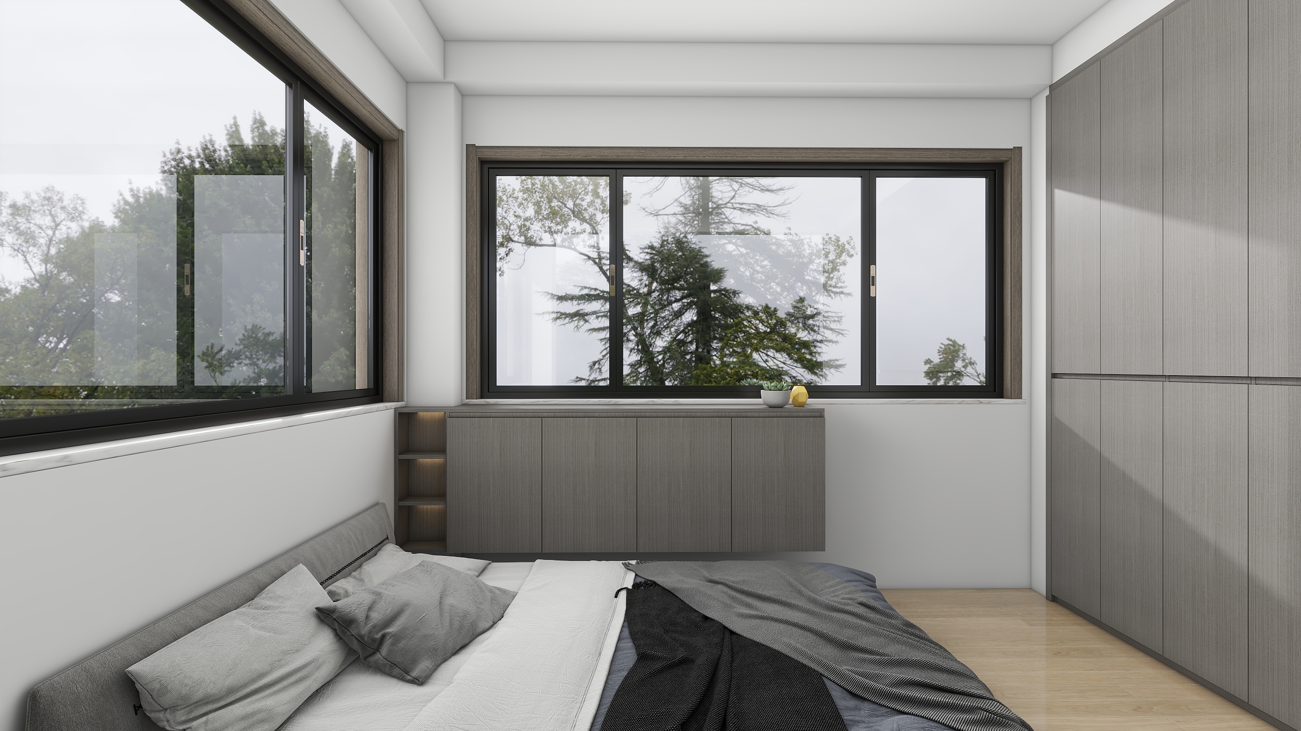 全案设计李辉-中医院54㎡-装修设计方案