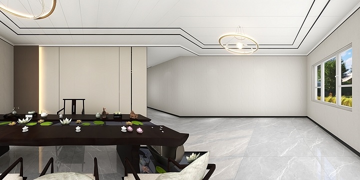 南宁经营部2-7.27-一楼大厅-装修设计方案