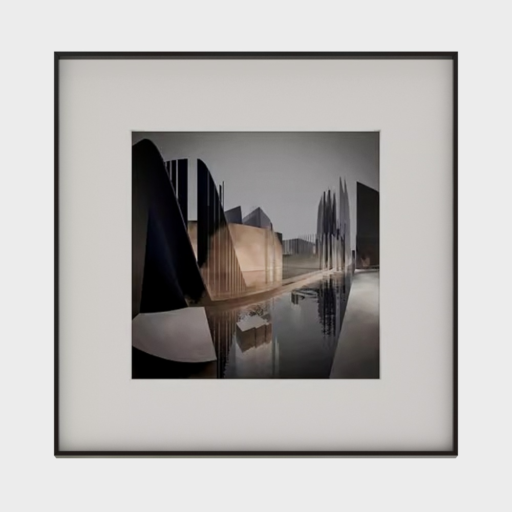 城市建筑装饰照片3D模型