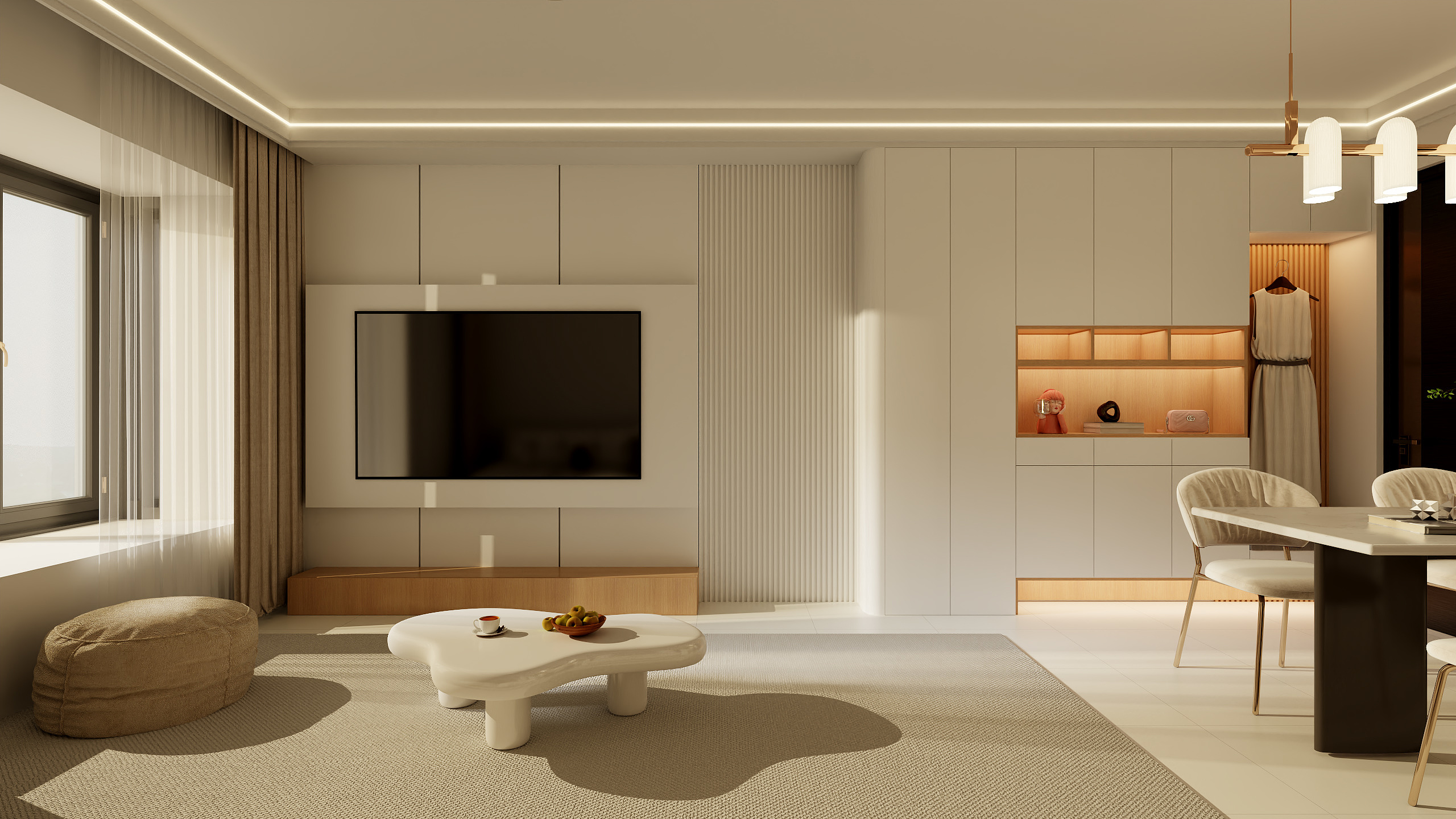 。。度锅。-雄县广场公寓两居装修效果图