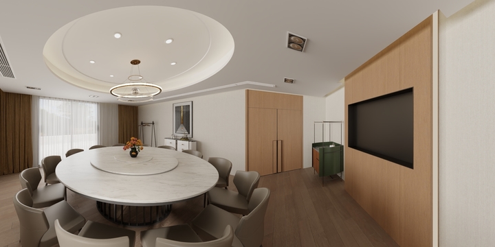 欧宝整体全案家居-中邮常熟包间.dwg-装修设计方案