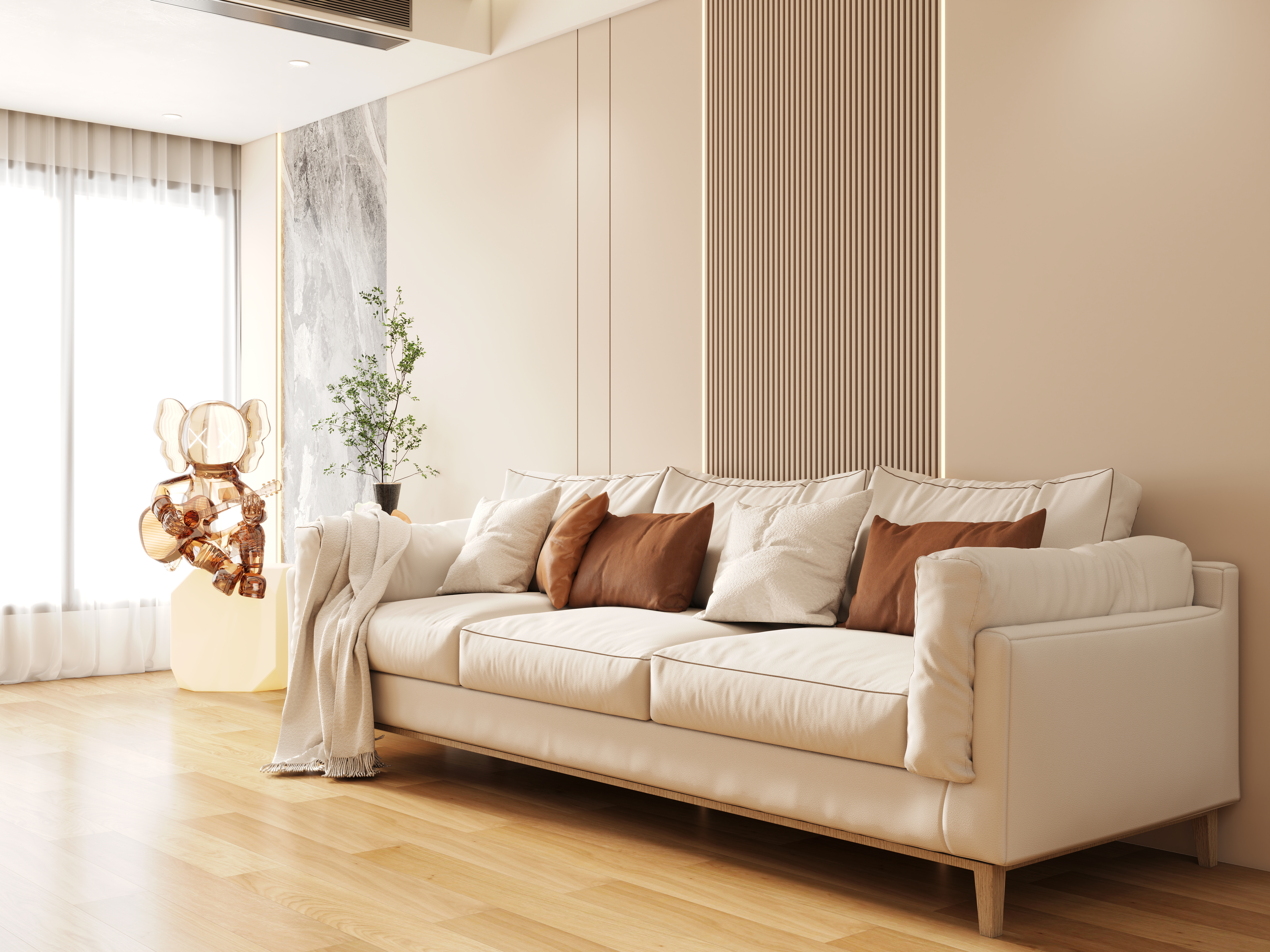 壹诺设计工作室-日式风装修效果图