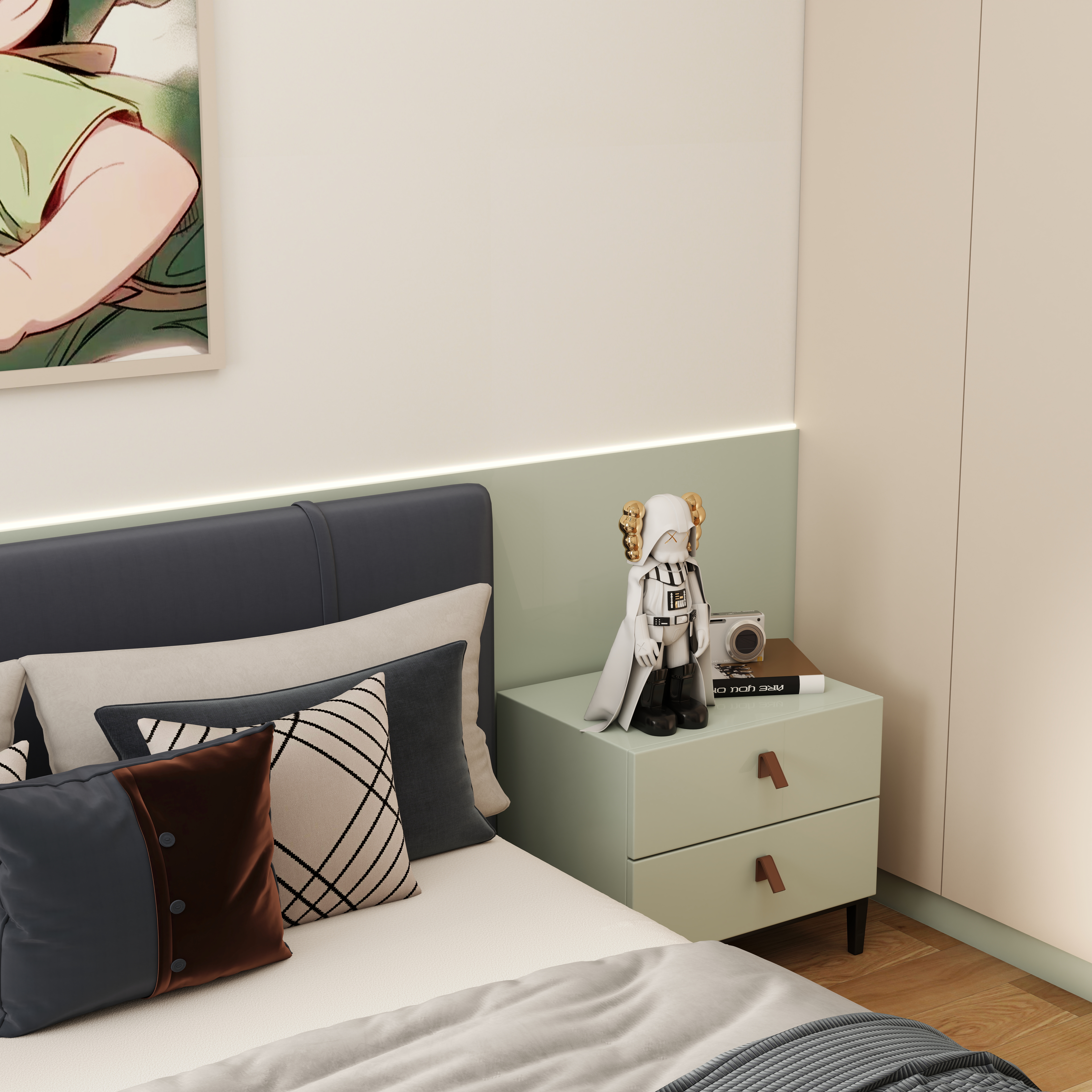 壹诺设计工作室-日式风一层儿童房装修效果图第1张