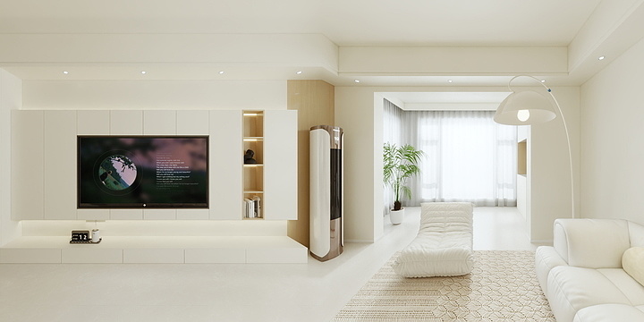 Redred01-125平明亮温馨-装修设计方案