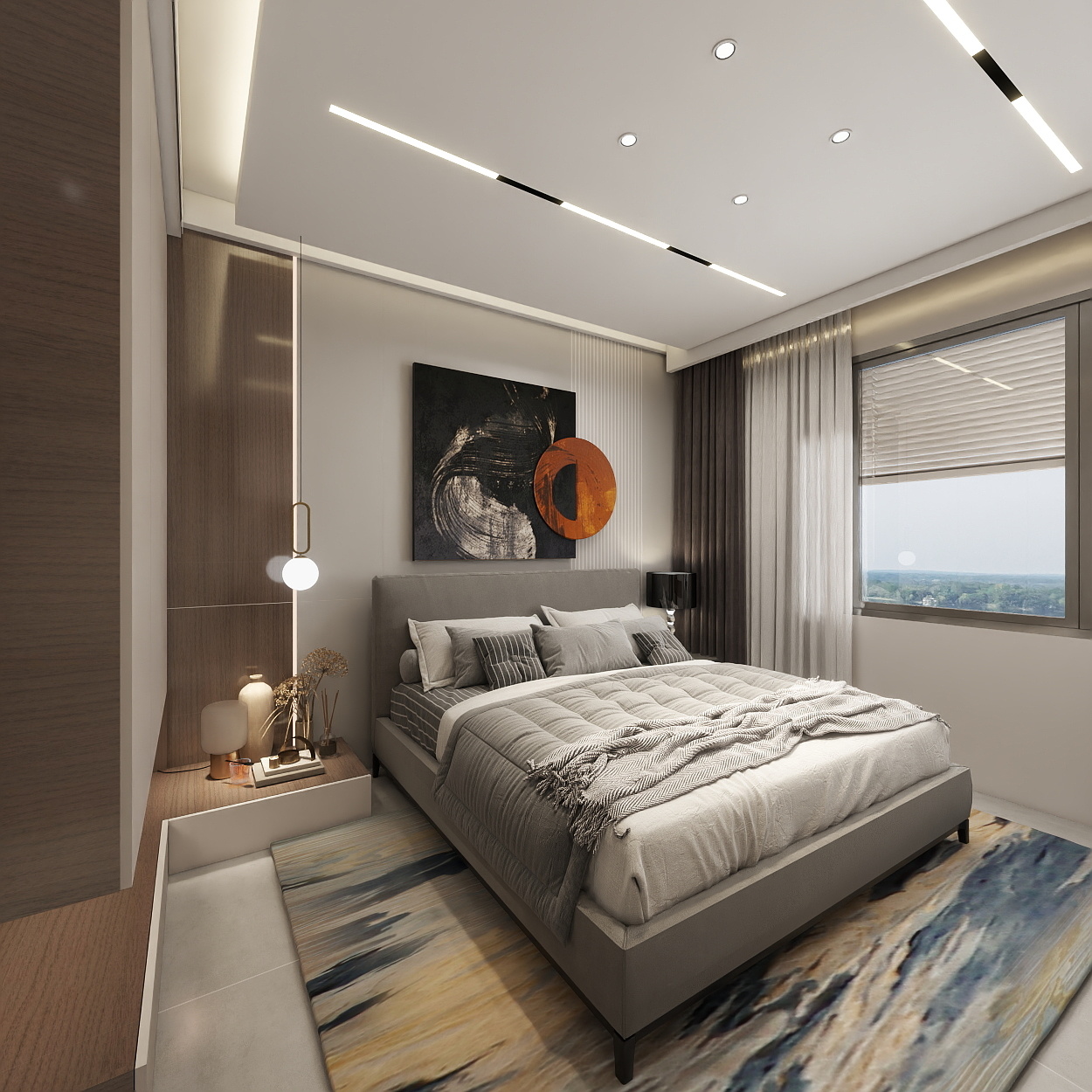 吴武-亿兆元140平方4室装修效果图