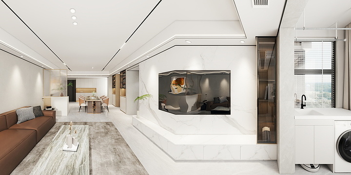 华府中心2栋-A-1701 -装修设计方案