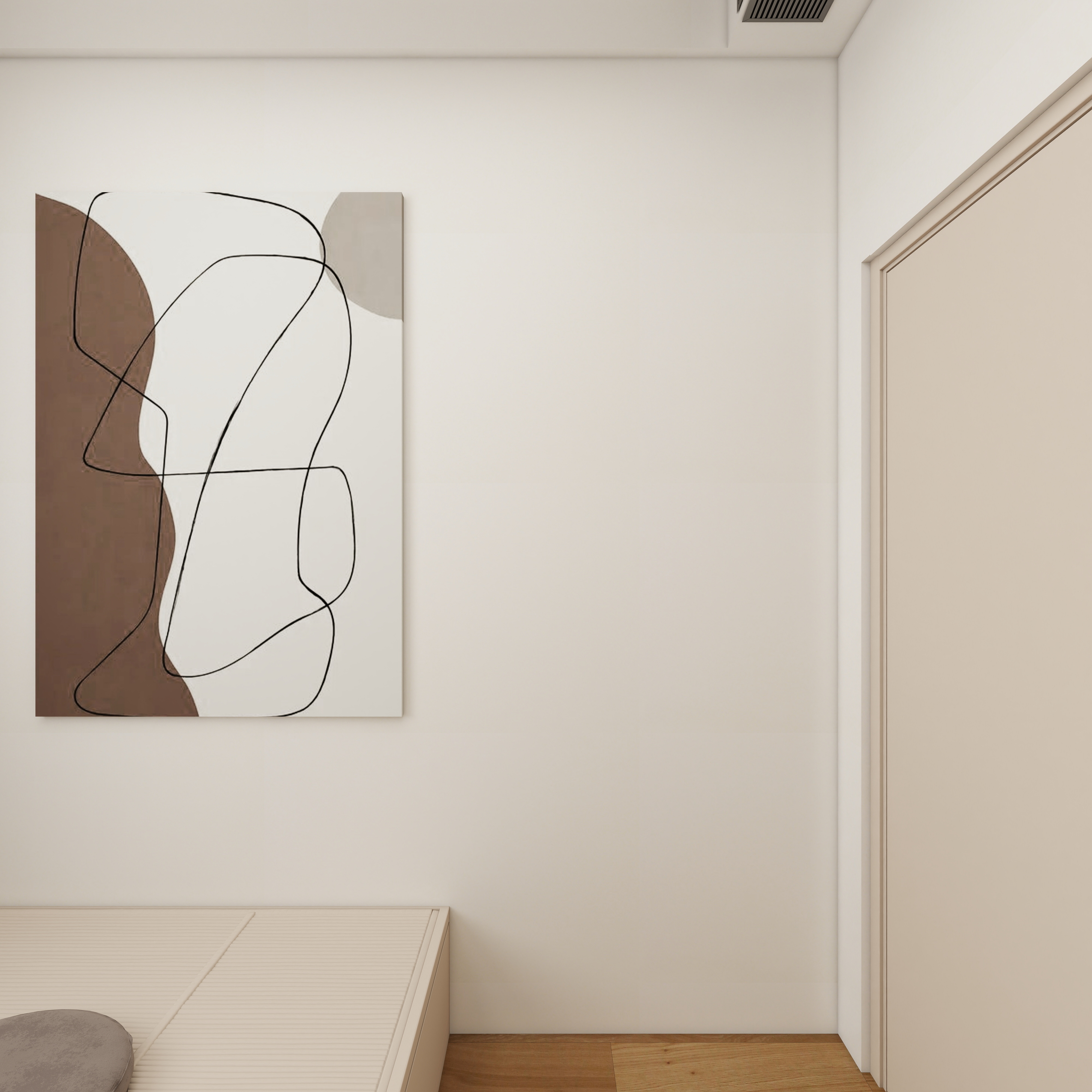 壹诺设计工作室-日式风一层次卧装修效果图第3张