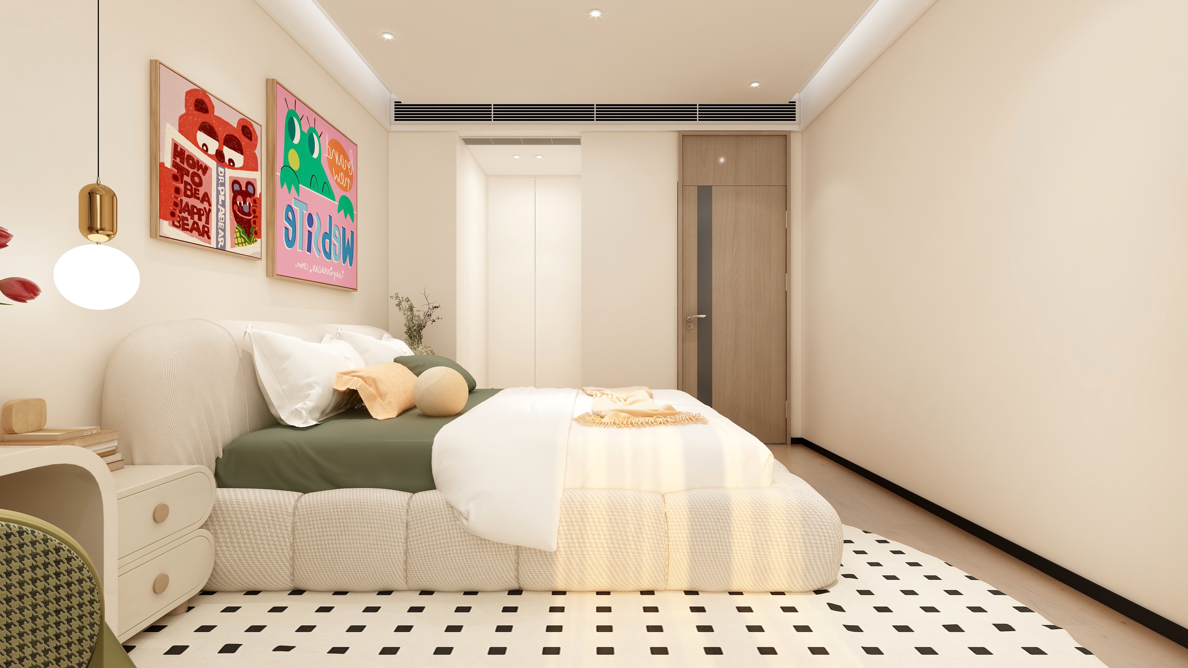 至简名设-文稳康-《里拉别墅》265平黑白意式|五居室装修效果图