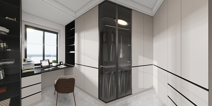 Jim设计-鎏金华府140-装修设计方案