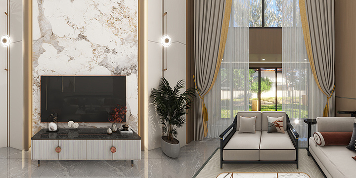 Y12345.-阳光半岛城邦 27-3-106 复式楼-装修设计方案