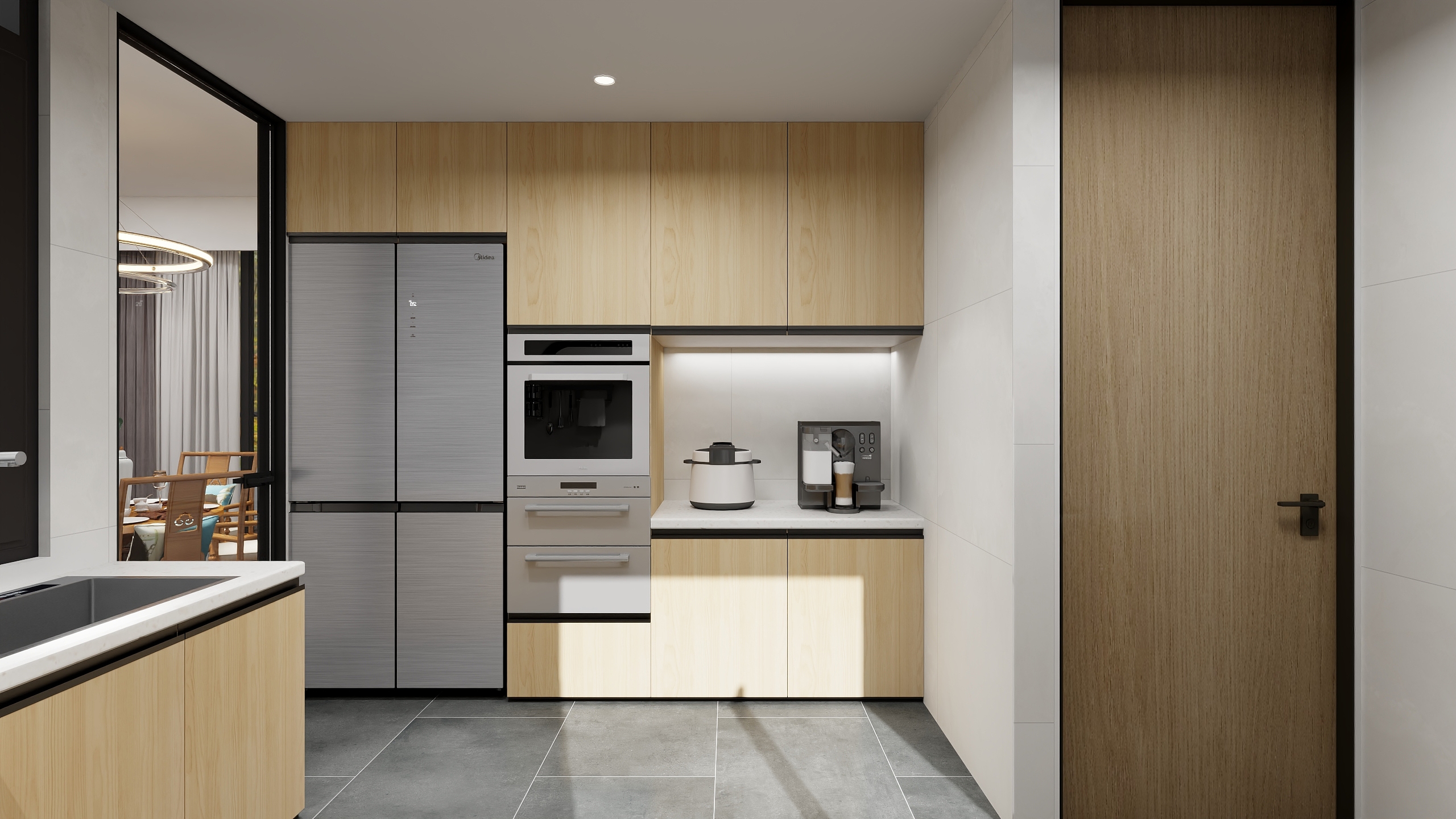 神马云在线-自建房-民宿1层装修效果图