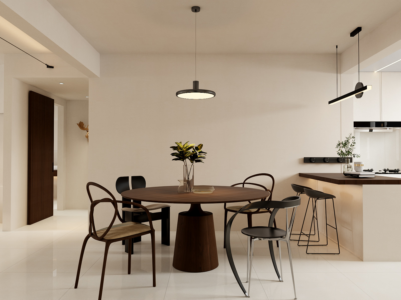 张誏-民宿暖意奶油119㎡3室-装修设计方案