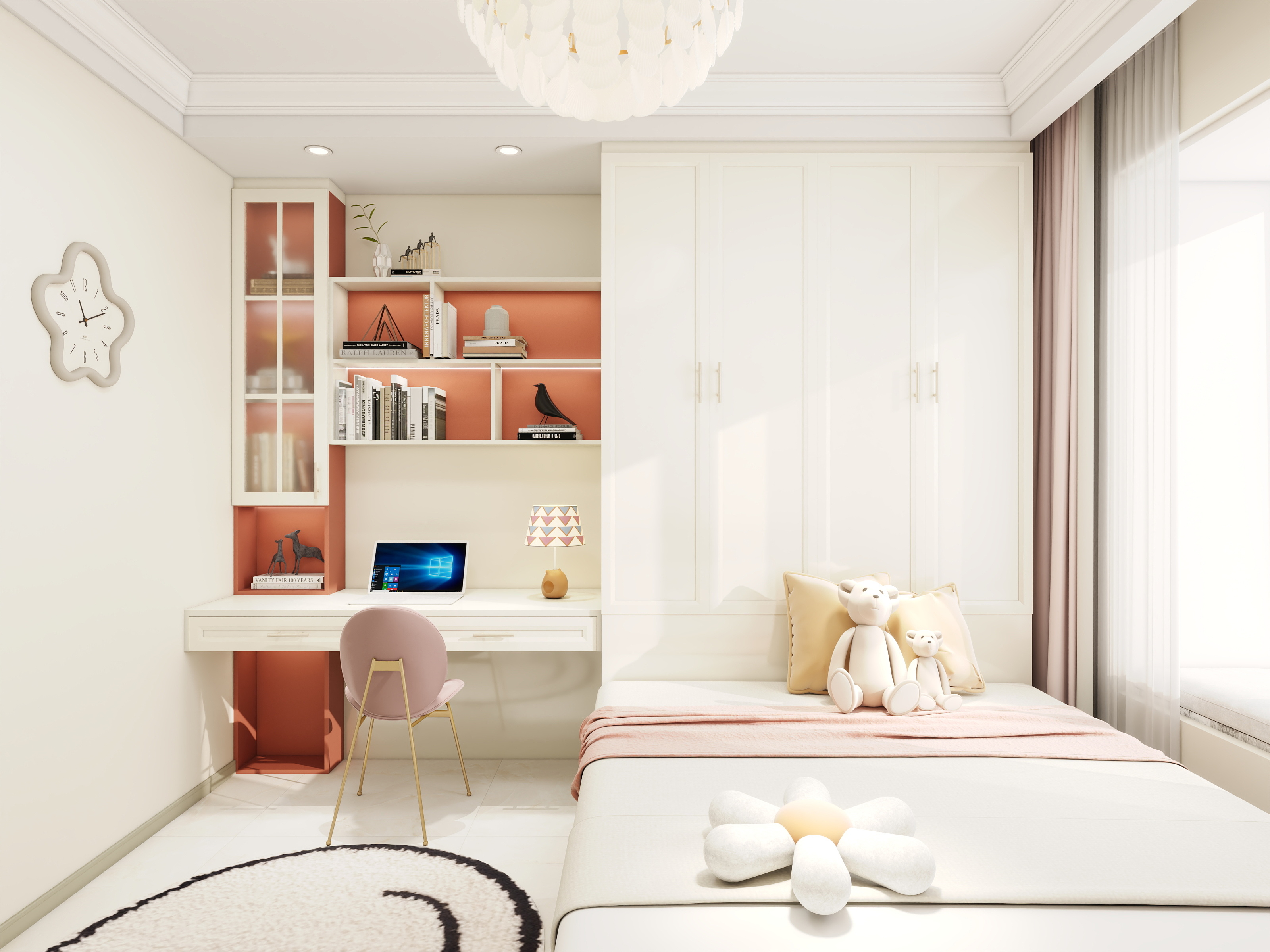 书凡设计--永和装饰-简欧125㎡3室装修效果图