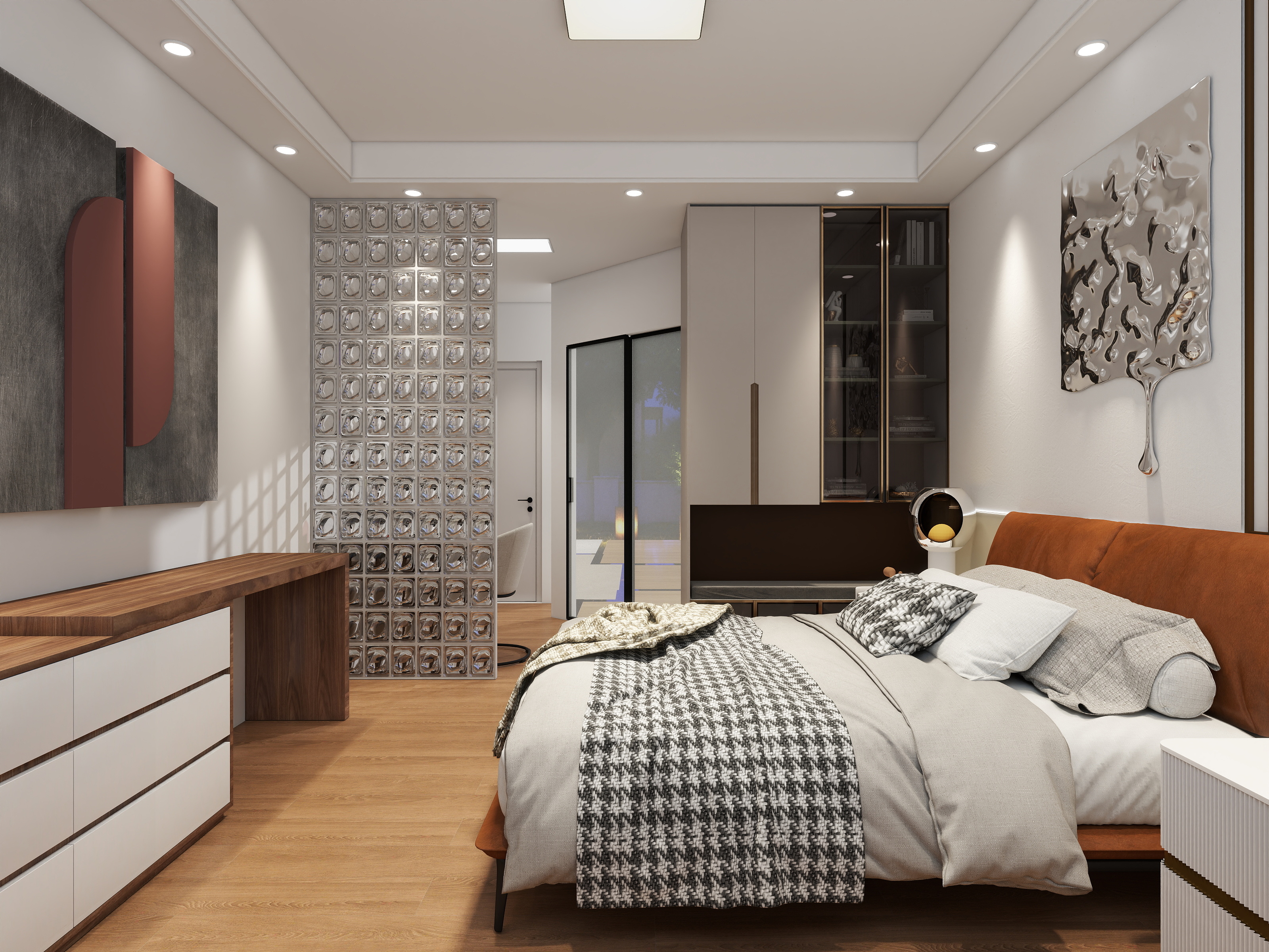 设计师悠米老师-现代简约135㎡3室-装修设计方案