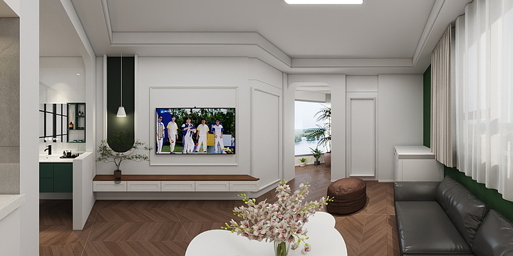 室内设计祁淇-朝阳民惠城-装修设计方案