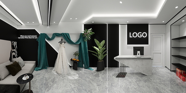 方舟..-婚纱馆-装修设计方案