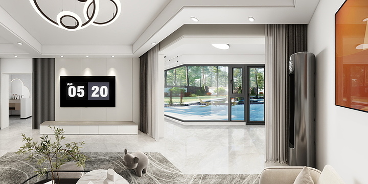 怀远盼盼木门全屋整装-金鹏-装修设计方案