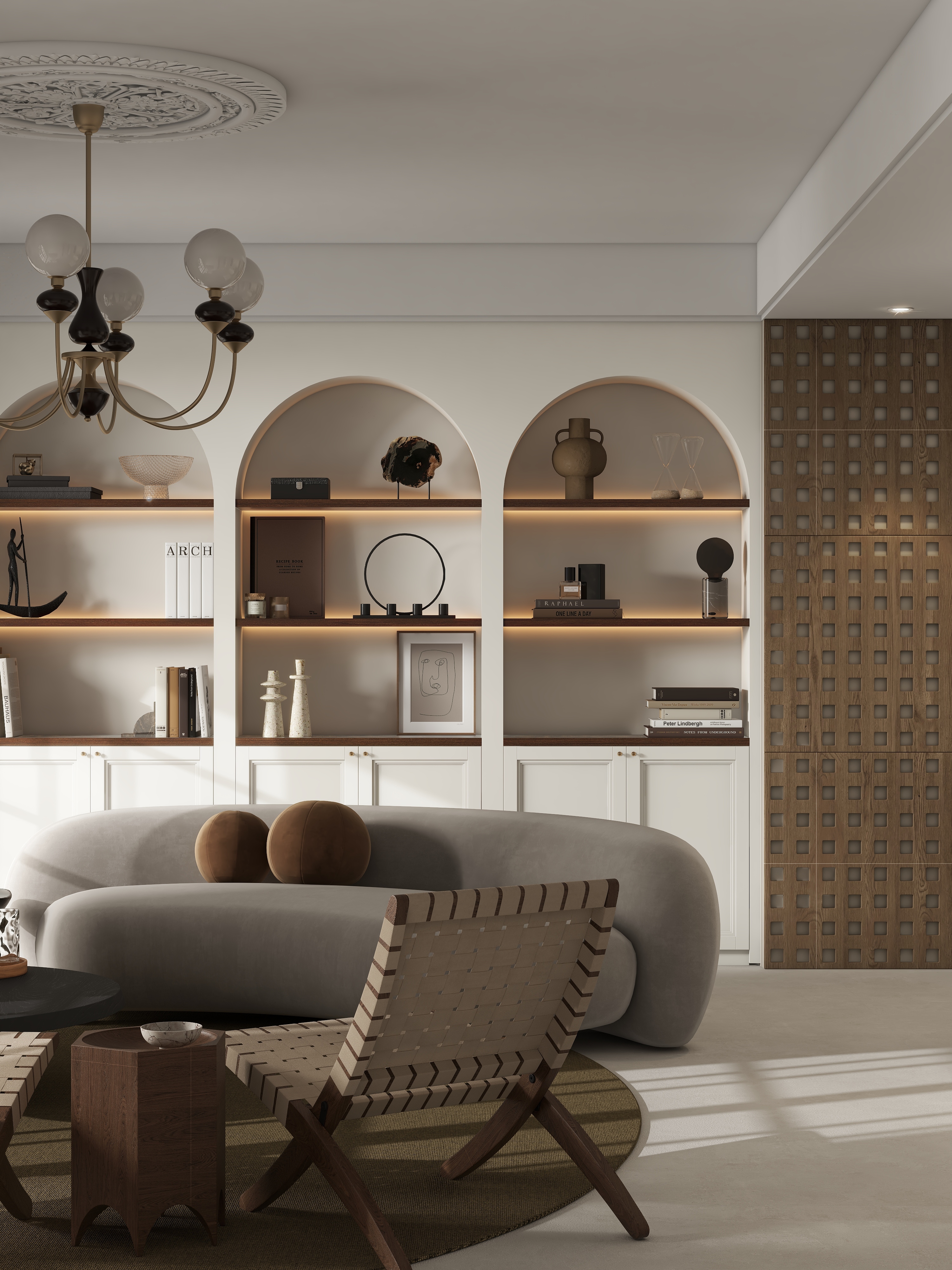 设计师珂源-万科云城侘寂153㎡4室装修效果图