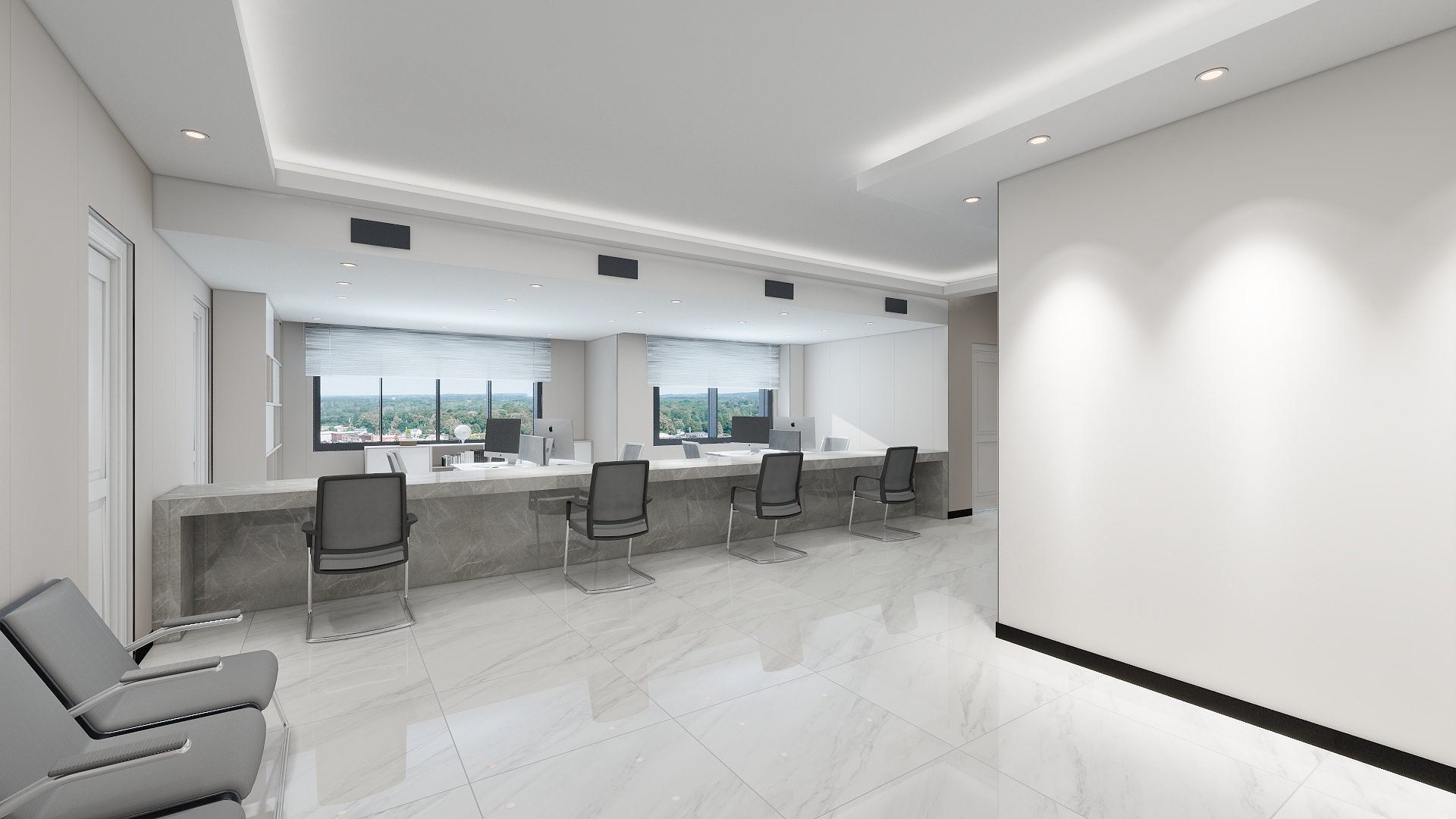 明央-九龙服务厅-装修设计方案