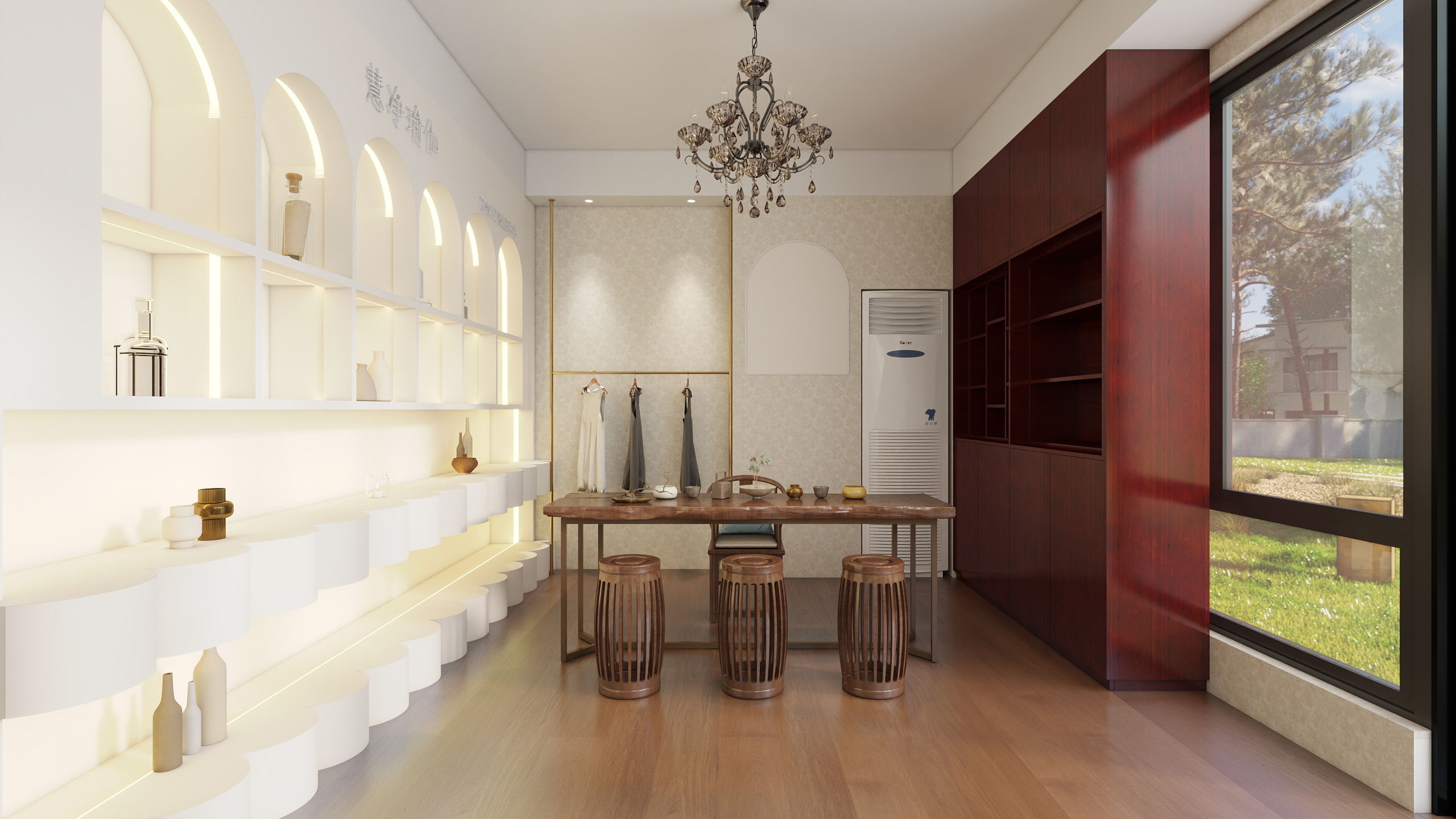 李青越-74方东南亚风桑拿店装修效果图