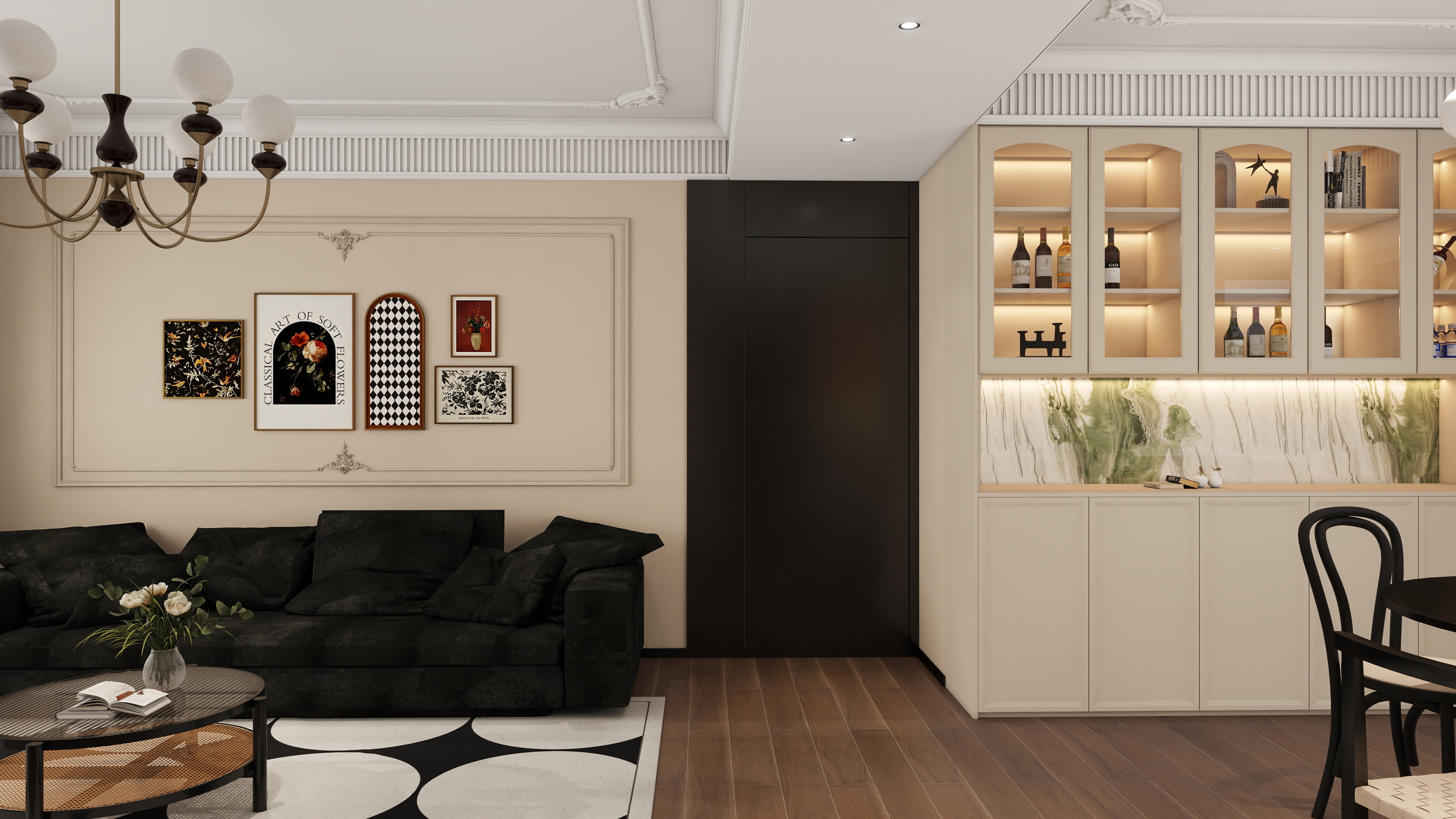 刘冬沂-法式复古装修效果图