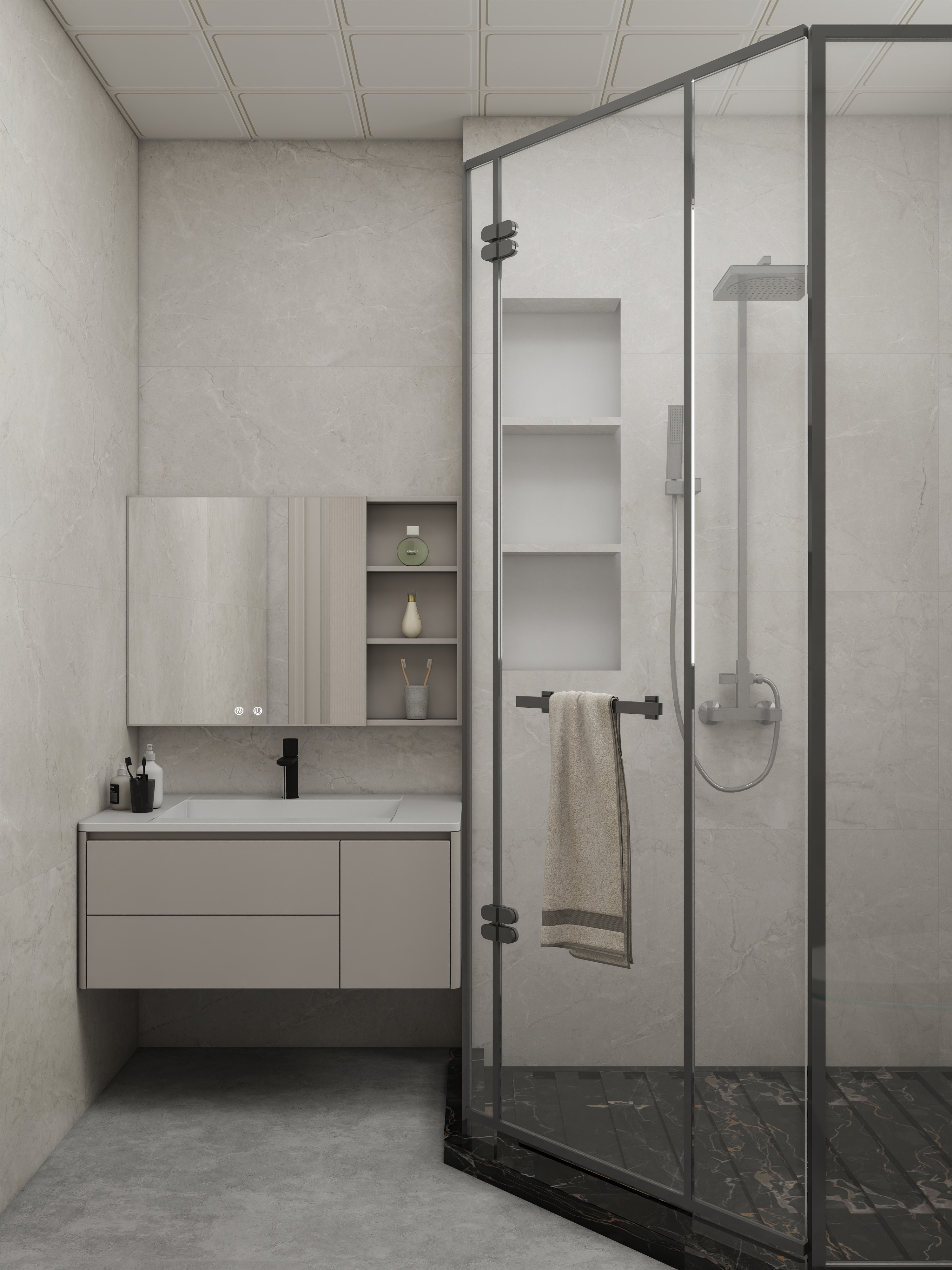 壹诺设计工作室-现代简约装修效果图