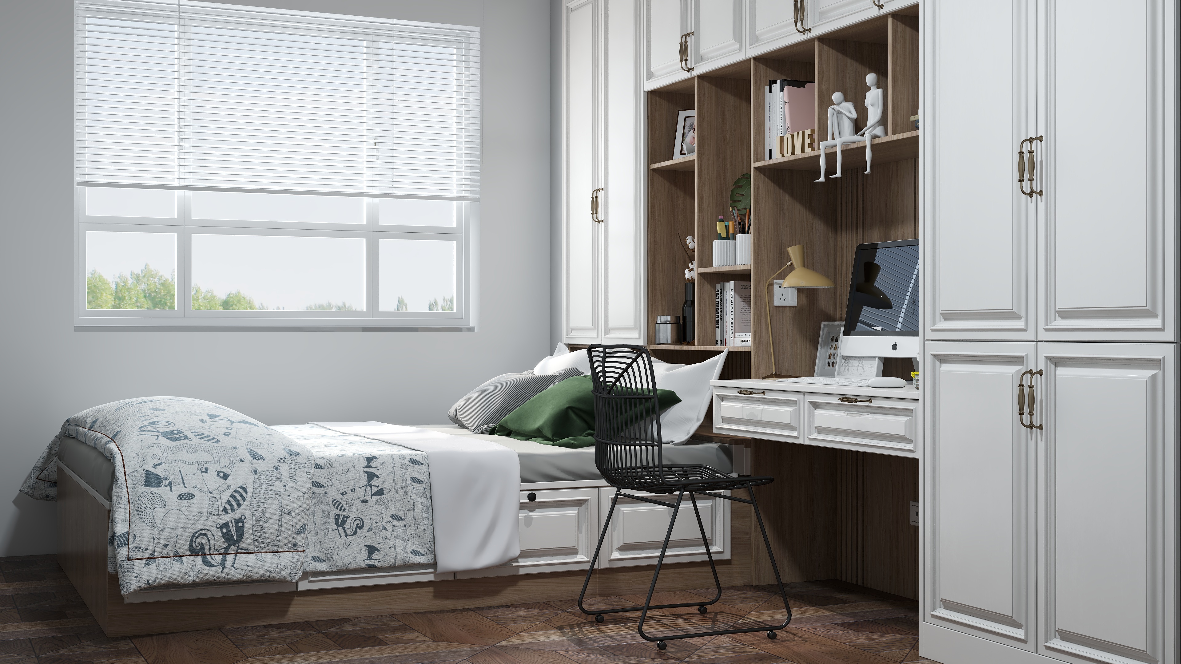 Small Bedroom Desks with Drawers Maximize Your Space with Functional Desks
