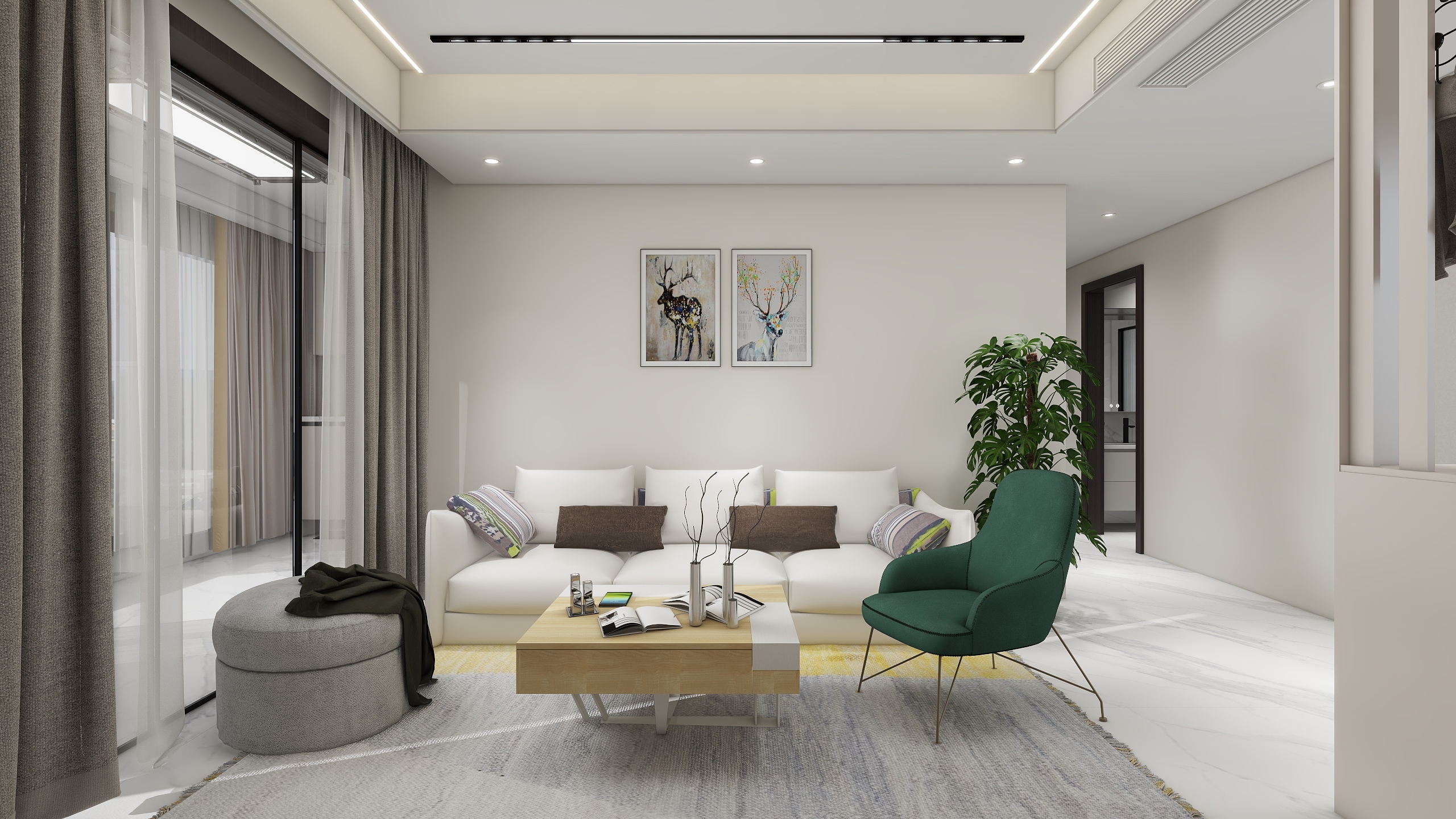 MrGuanGuan-华洋印象125㎡4室-装修设计方案