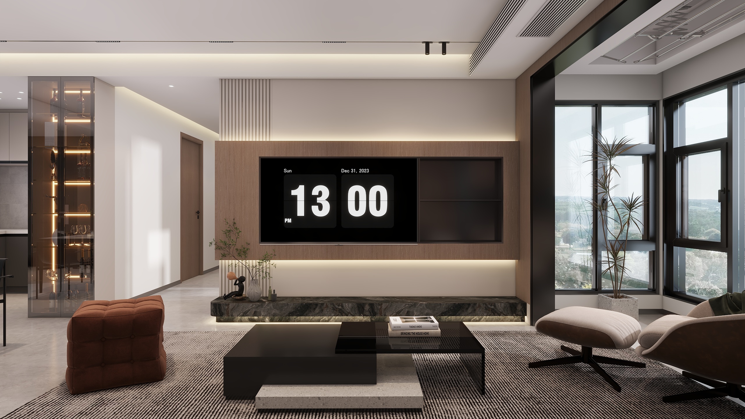 设计师1朱工-118㎡4室装修效果图