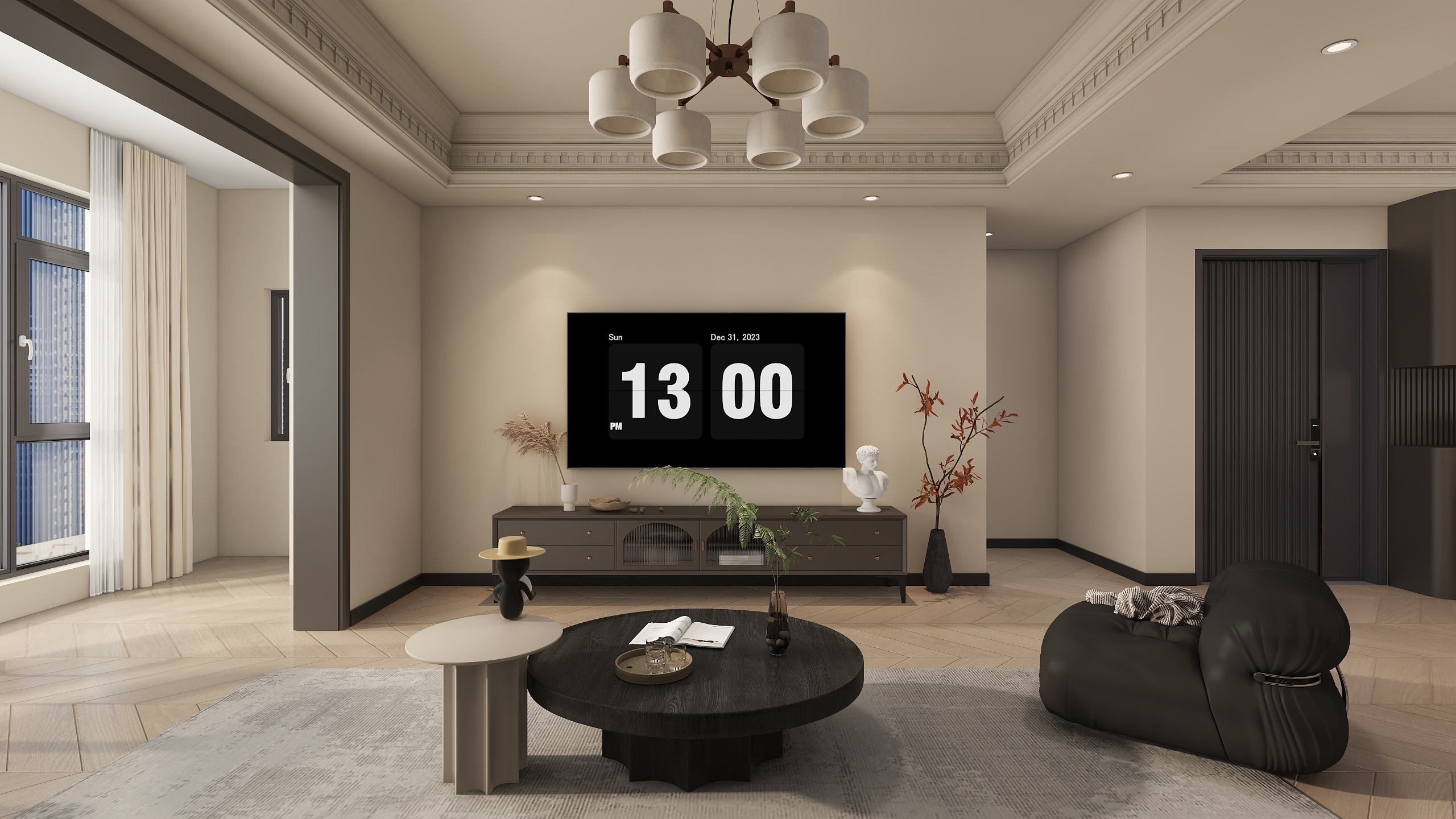 k003-中古客餐厅-装修设计方案