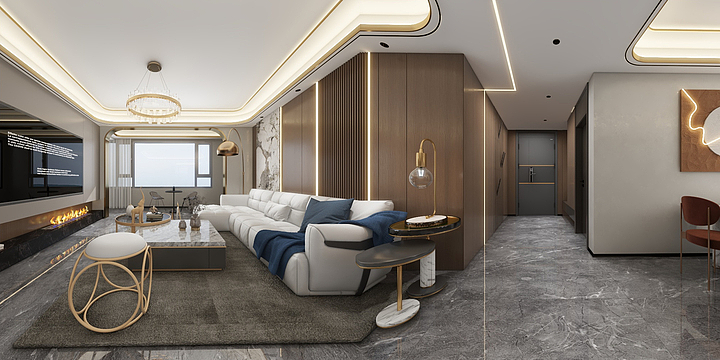 程浩7628-新苑名豪八区样板房-装修设计方案