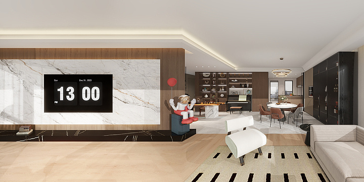 设计师大鹿-大明宫金茂府-装修设计方案