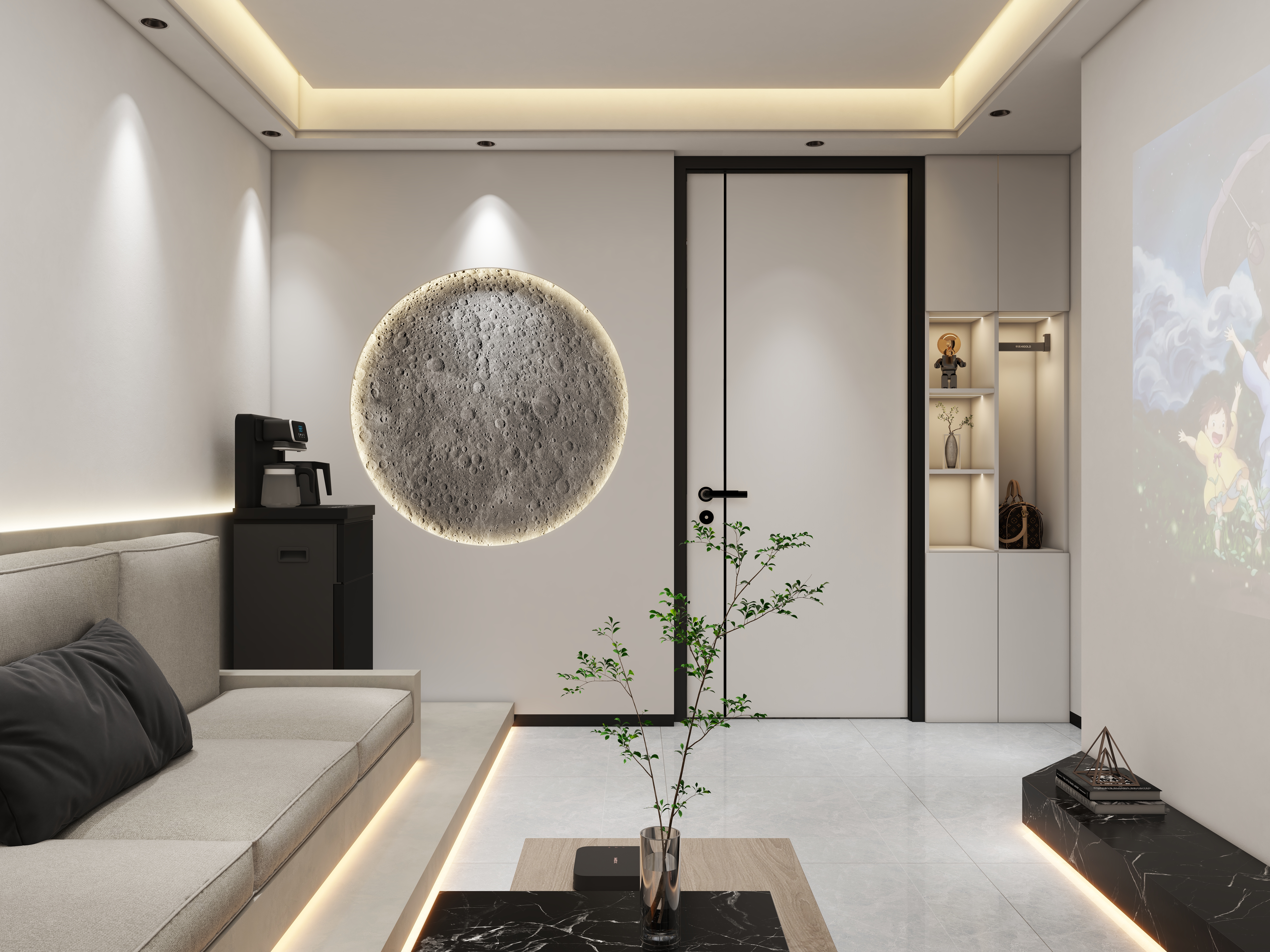 空艺鸣-【丹尼尔中山门】极简风格旅舍-装修设计方案