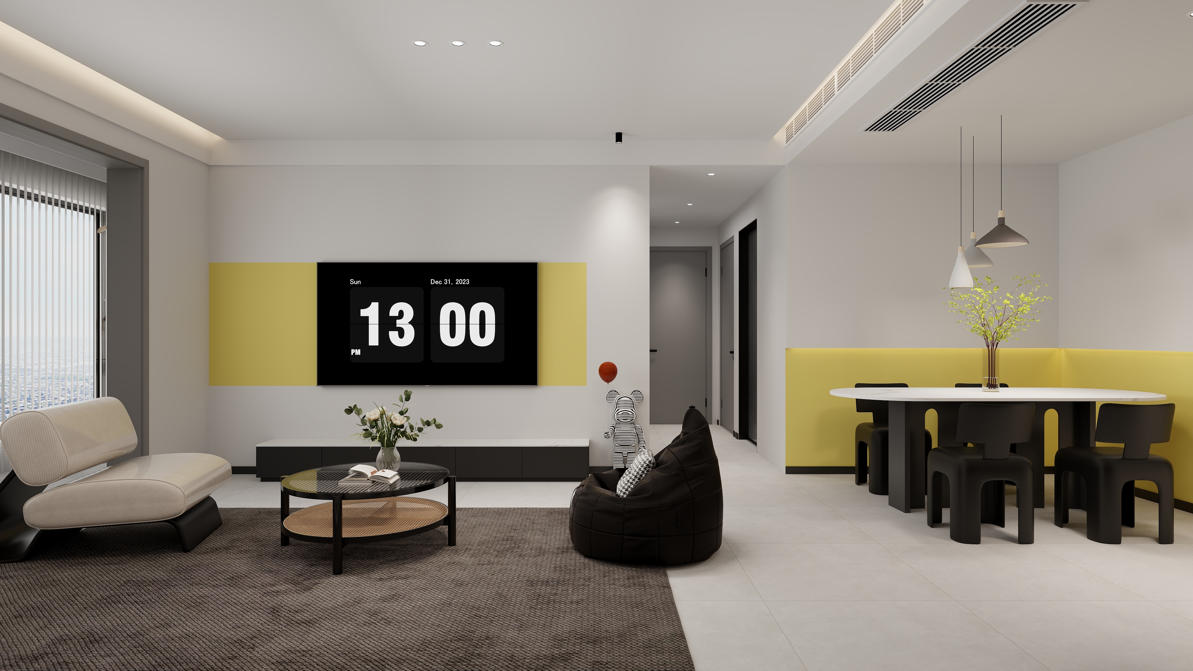 良知设计-黑白灰 融创124-装修设计方案