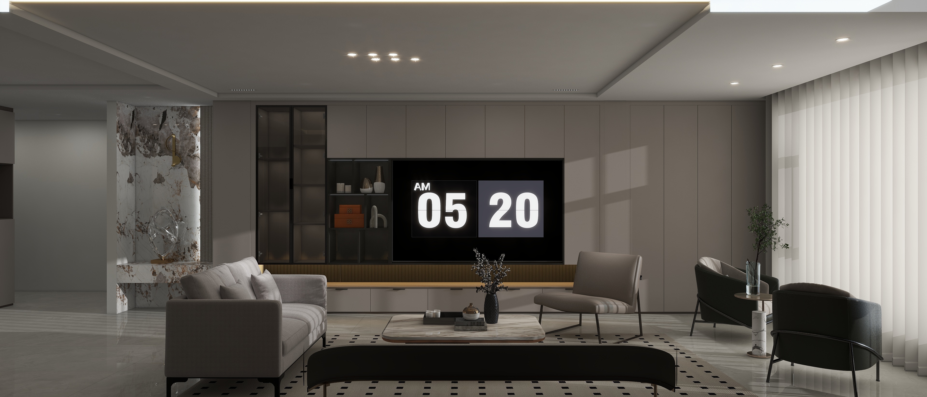 牛马点一杯咖啡-未来城康郡58#1601-装修设计方案