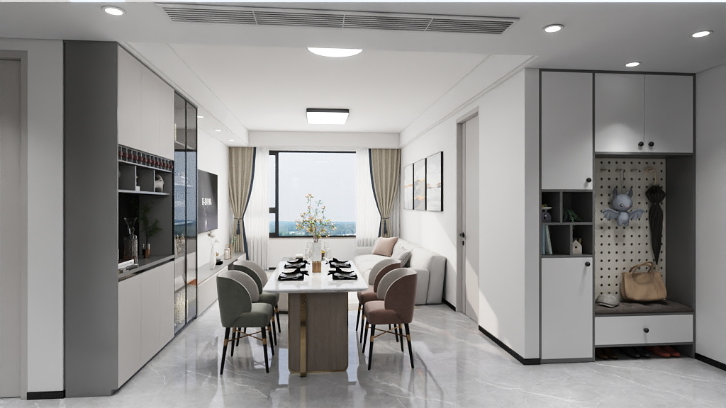 诚越装饰Jzjn-84㎡2室-装修设计方案