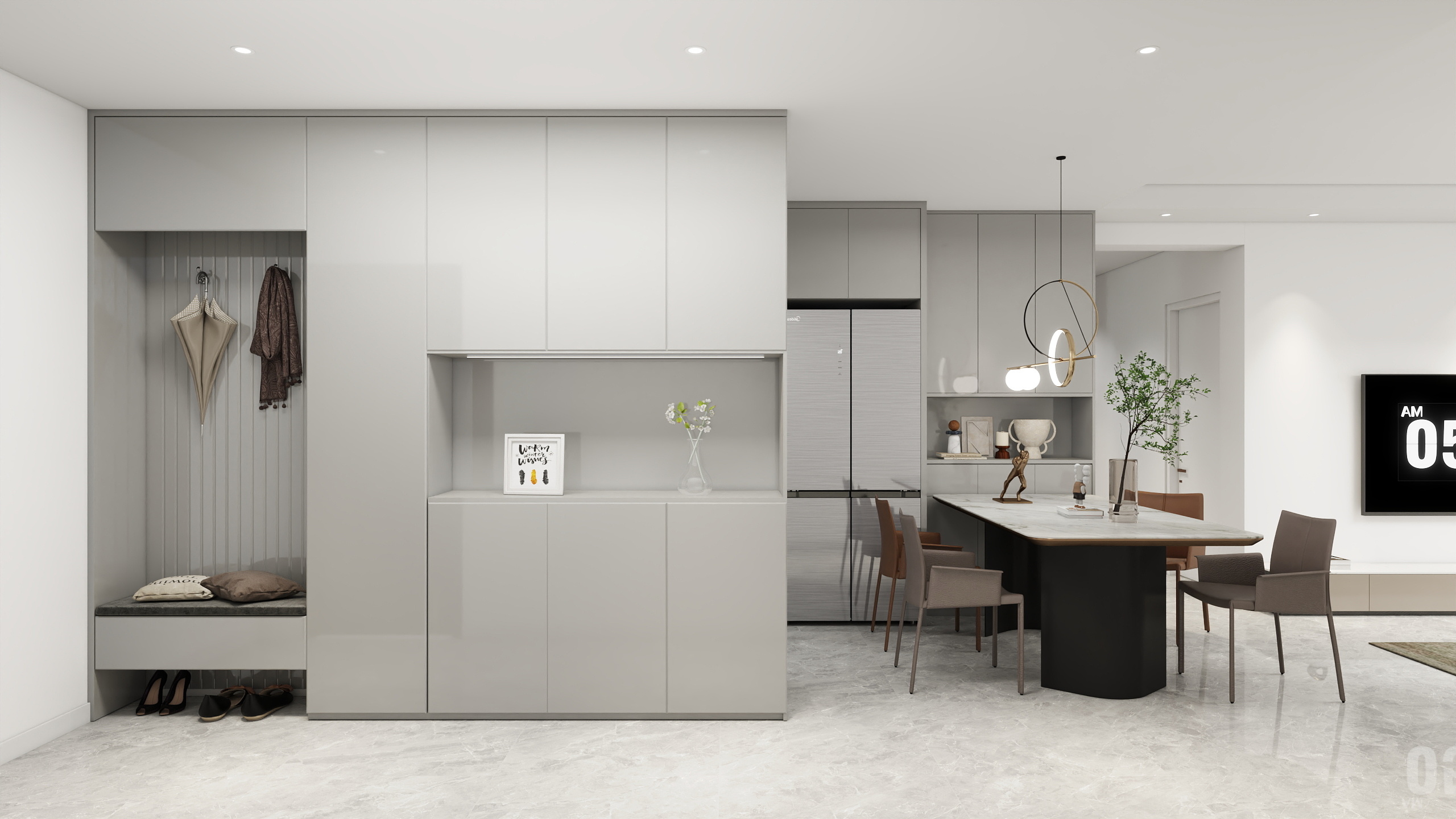 雪花尘埃-金辉云栖大新 108平米改-装修设计方案