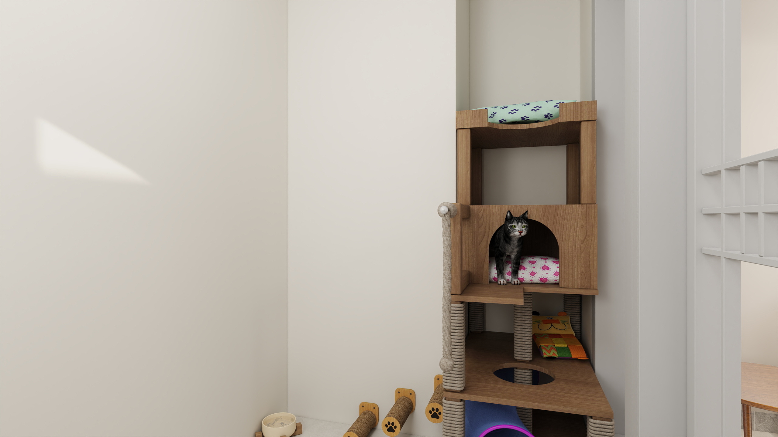 易铭居-海德公园81㎡3室-装修设计方案