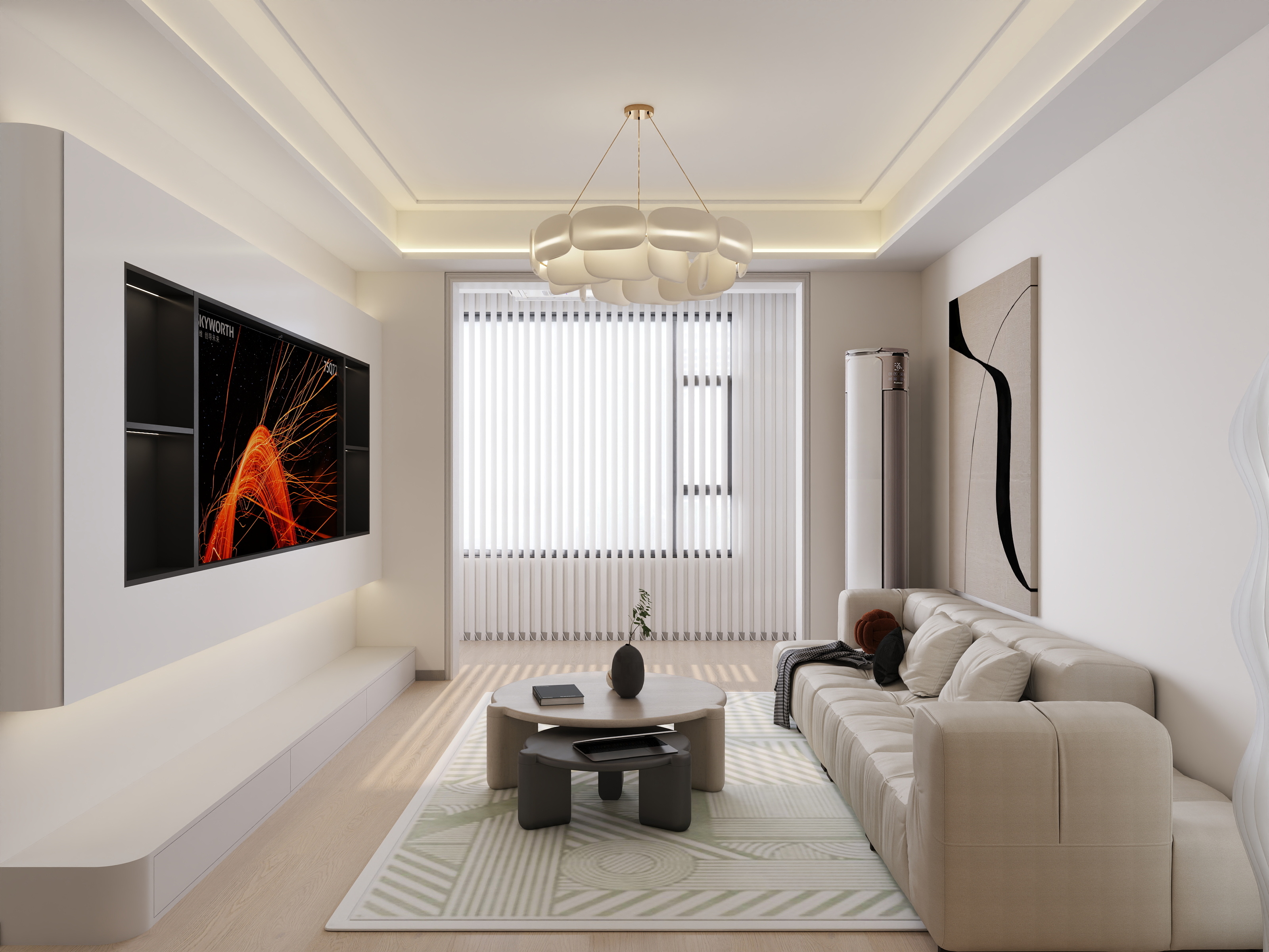 设计师|唐工-润禾府三室两卫现代简约-装修设计方案