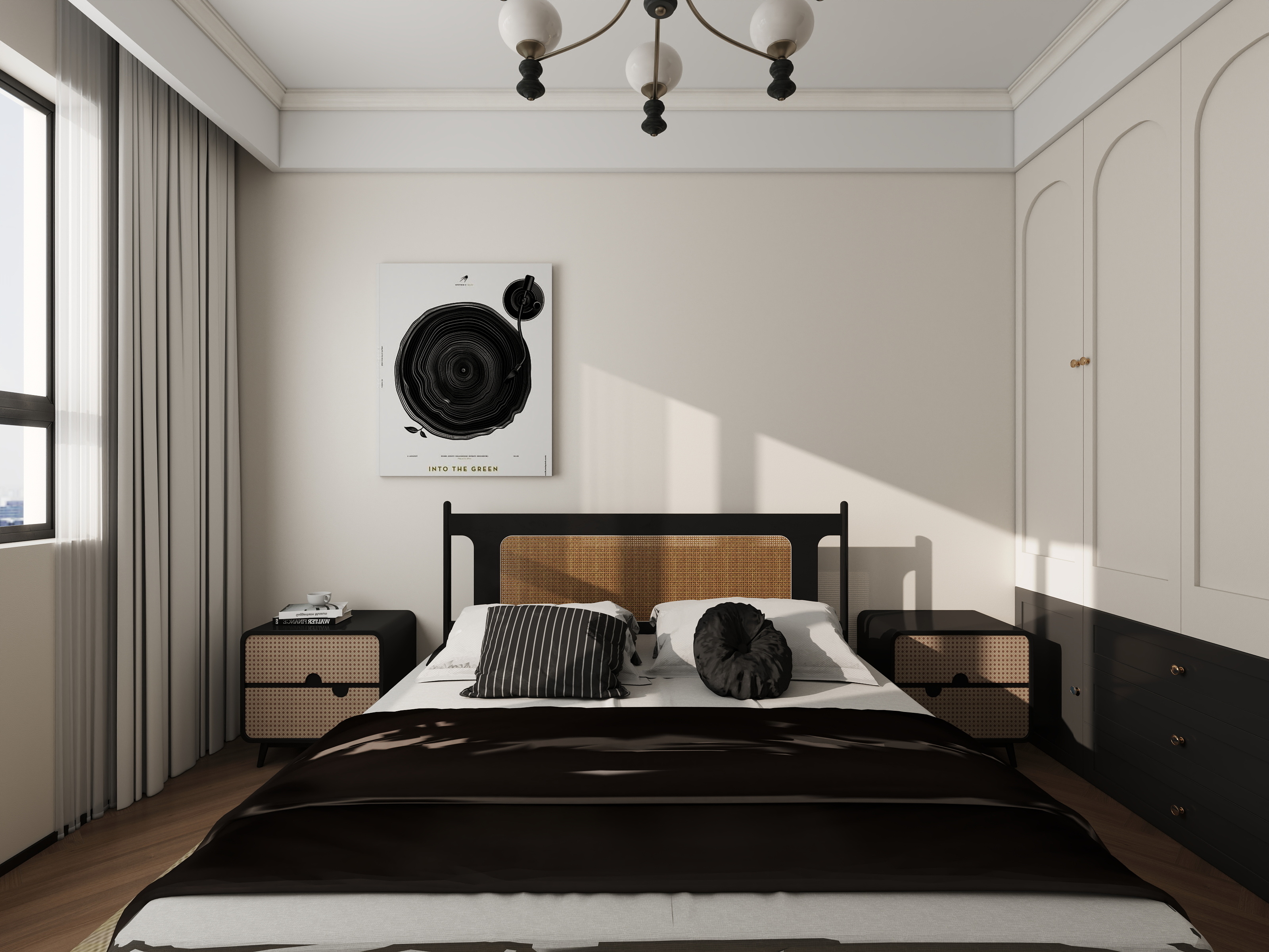 Jerry-空间设计-129㎡2室装修效果图