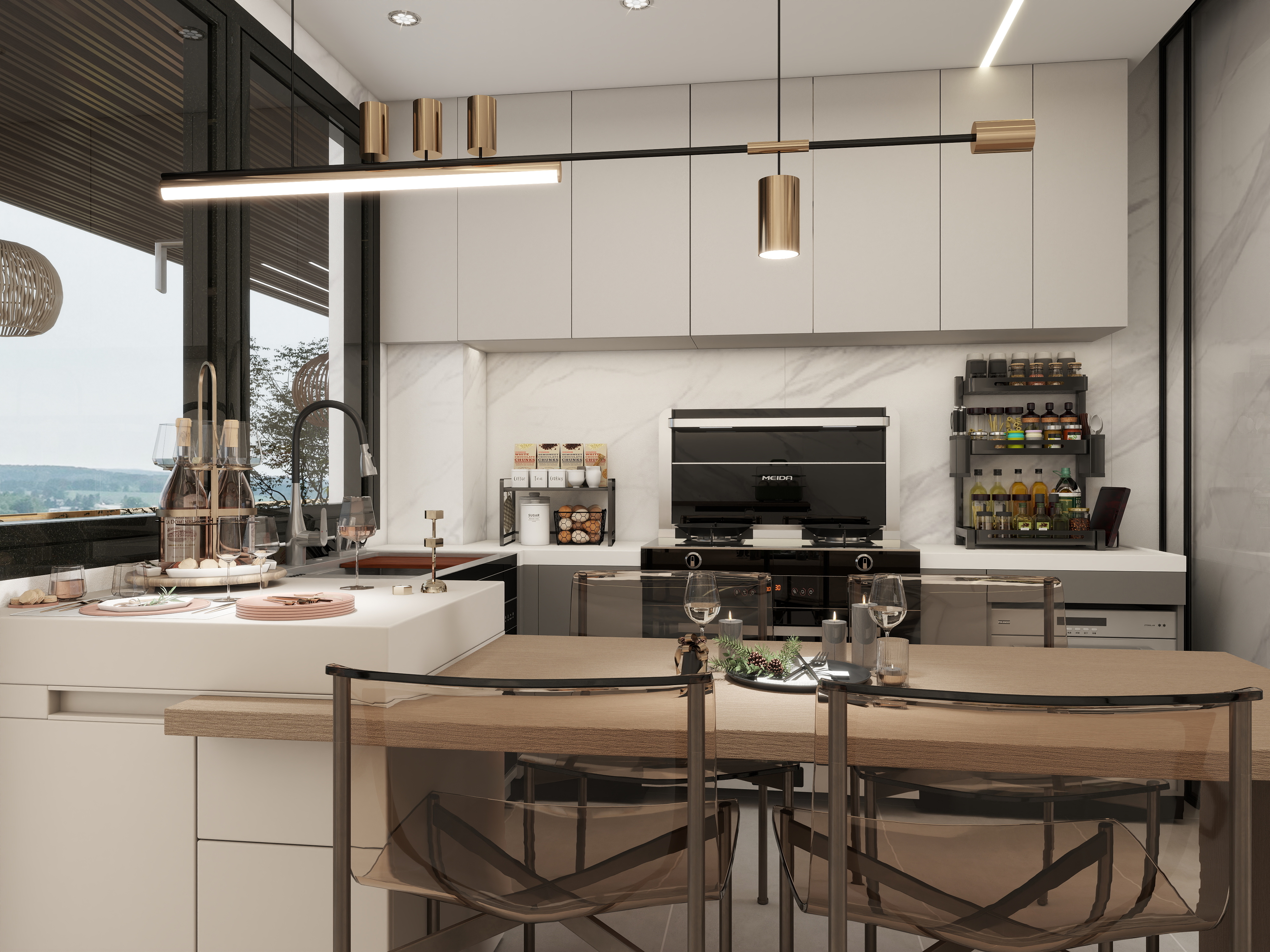 吴武-亿兆元140平方4室装修效果图