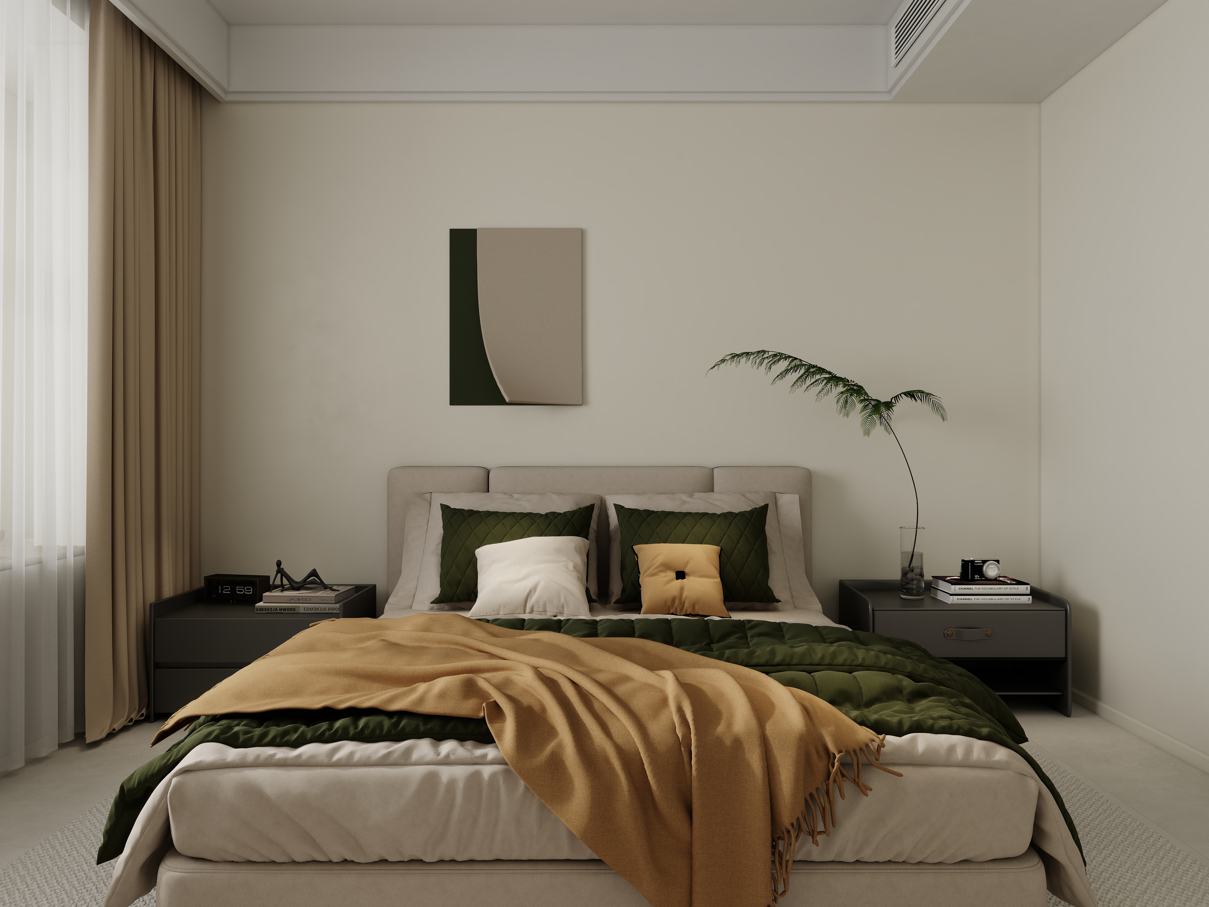 徐景棋-蓝城玉园现代简约100㎡3室-装修设计方案