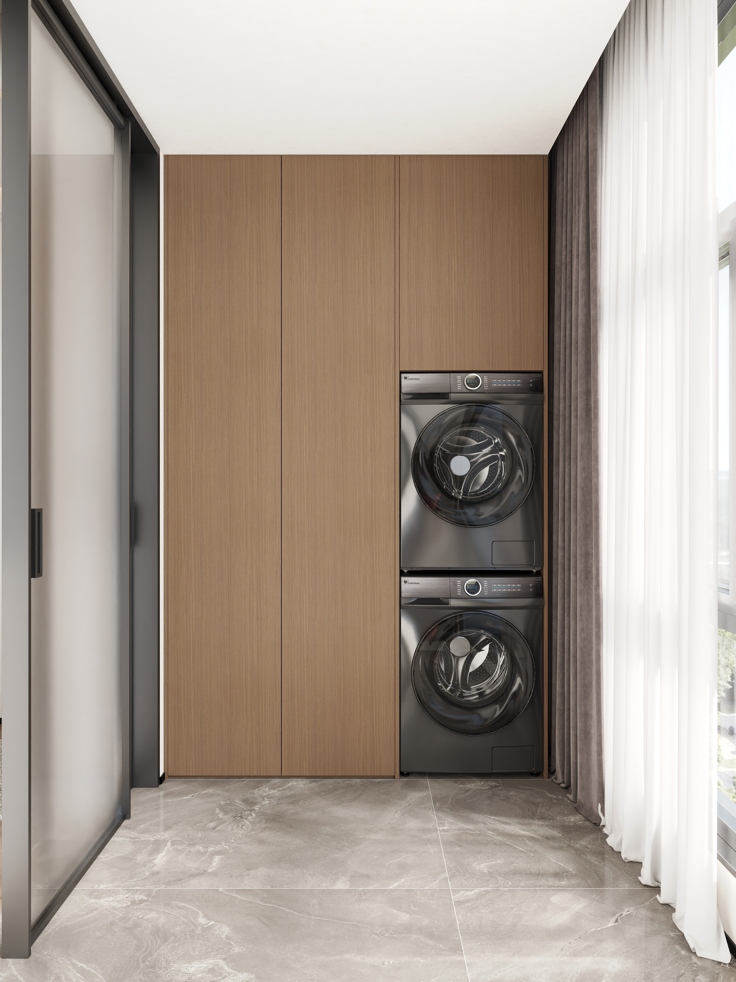 孙有权-『长乐未央』218平丨意式轻奢大平层四居  装修效果图