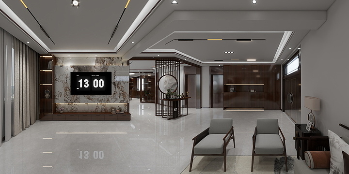 设计师冷豫磊-145㎡1室-装修设计方案