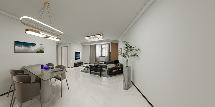 马云-中海铂悦府崔叔吉宅85 牟-装修设计方案