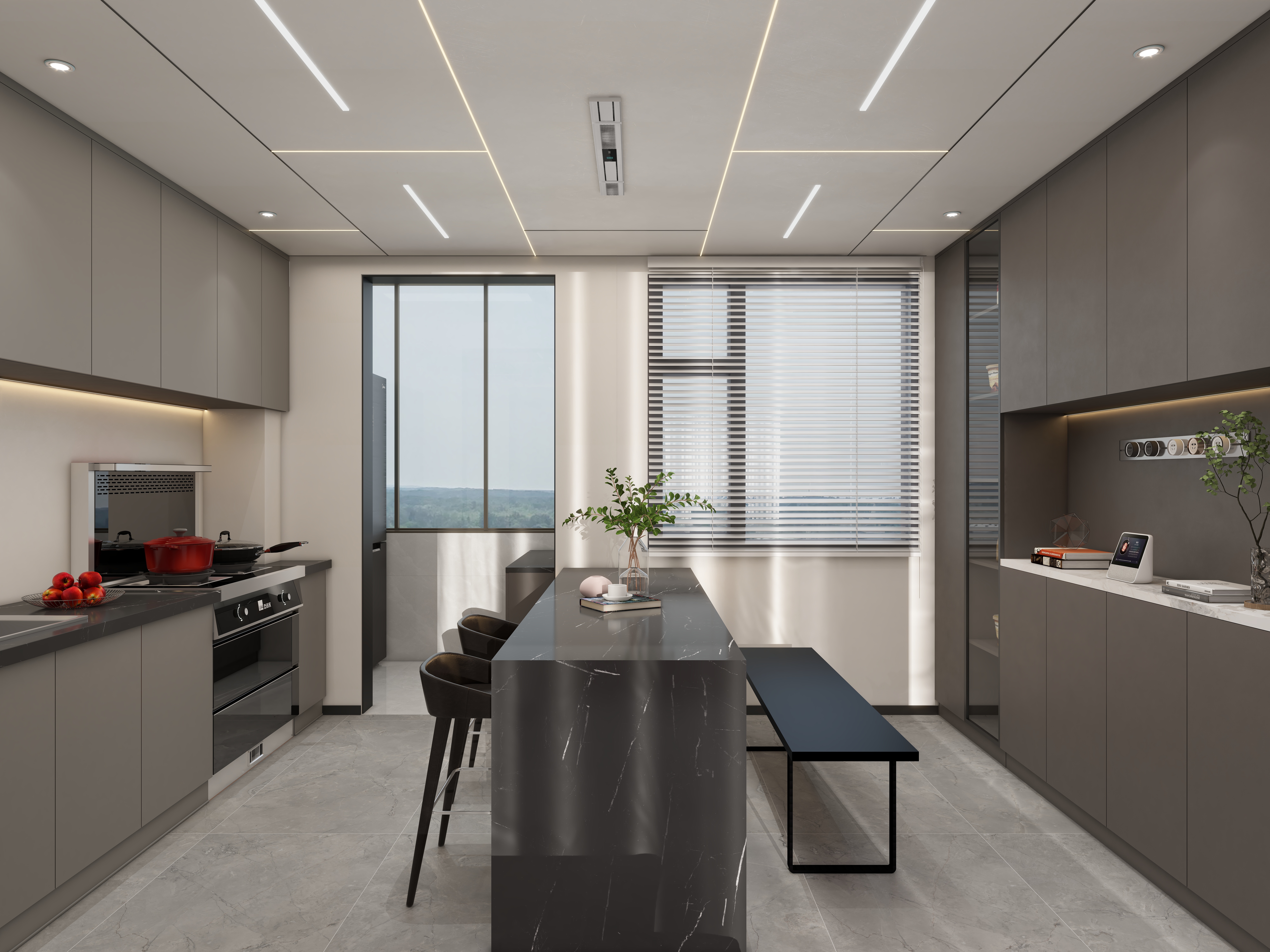 壹诺设计工作室-现代简约装修效果图