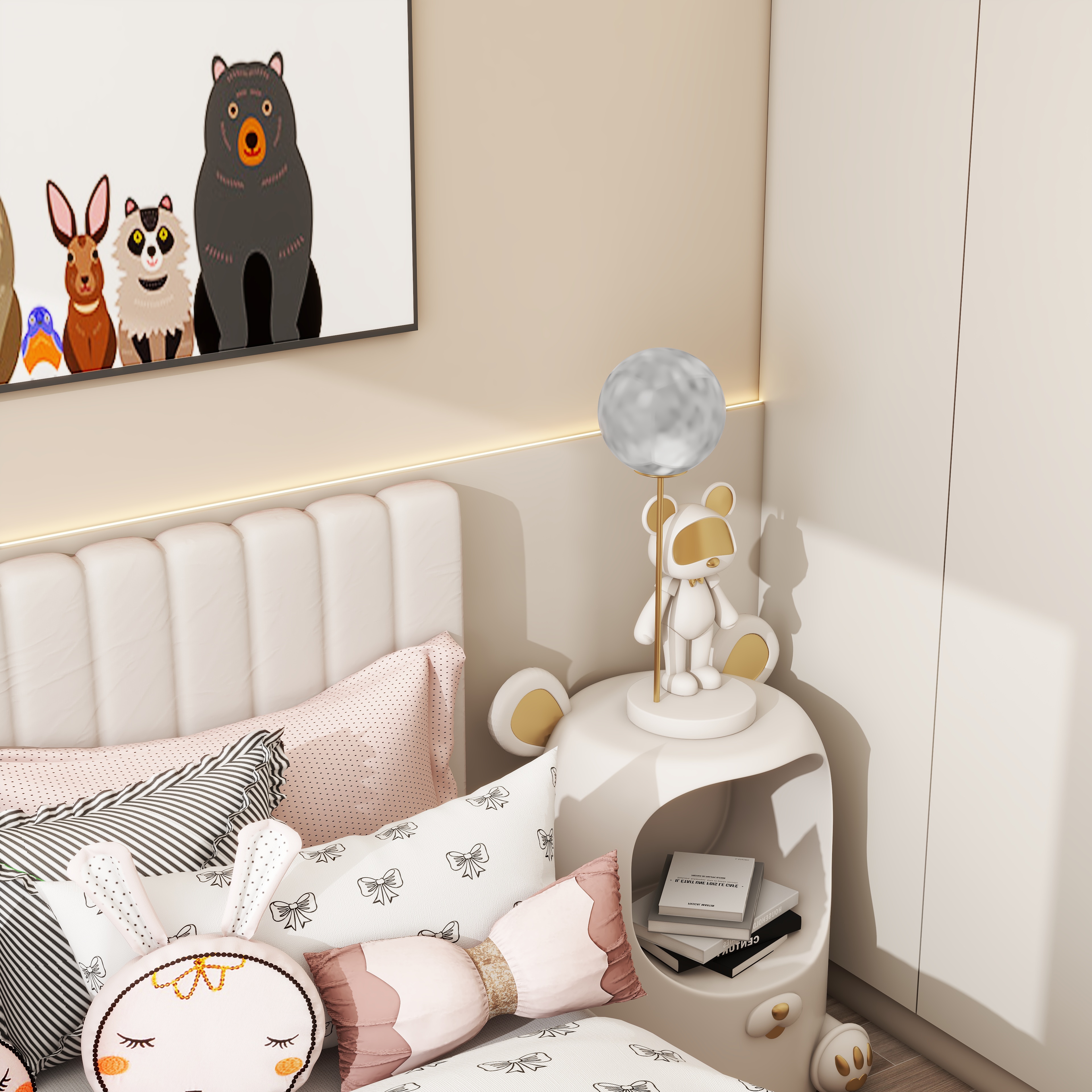 壹诺设计工作室-99㎡3室-现代简约装修效果图